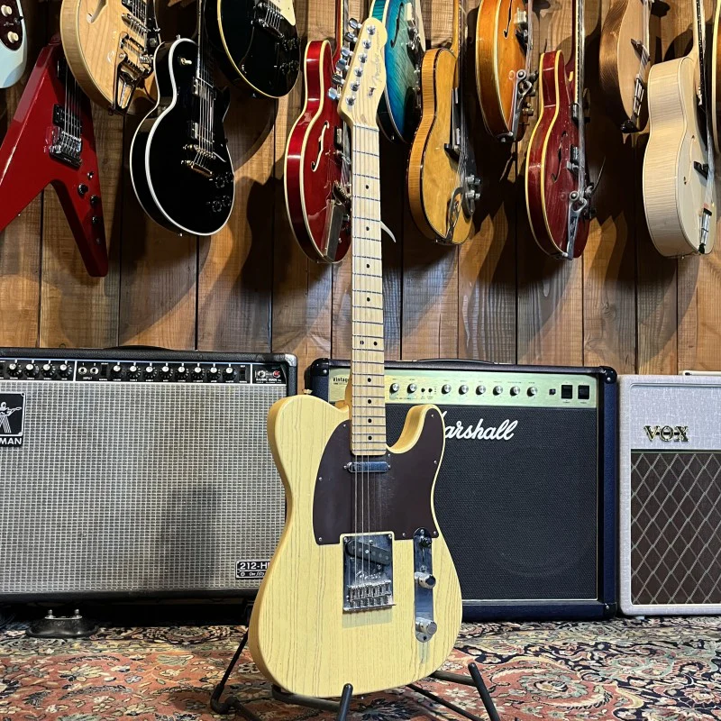 Fender FSR American Telecaster Rustic Ash Butterscotch Blonde (2013) USA - Image 2