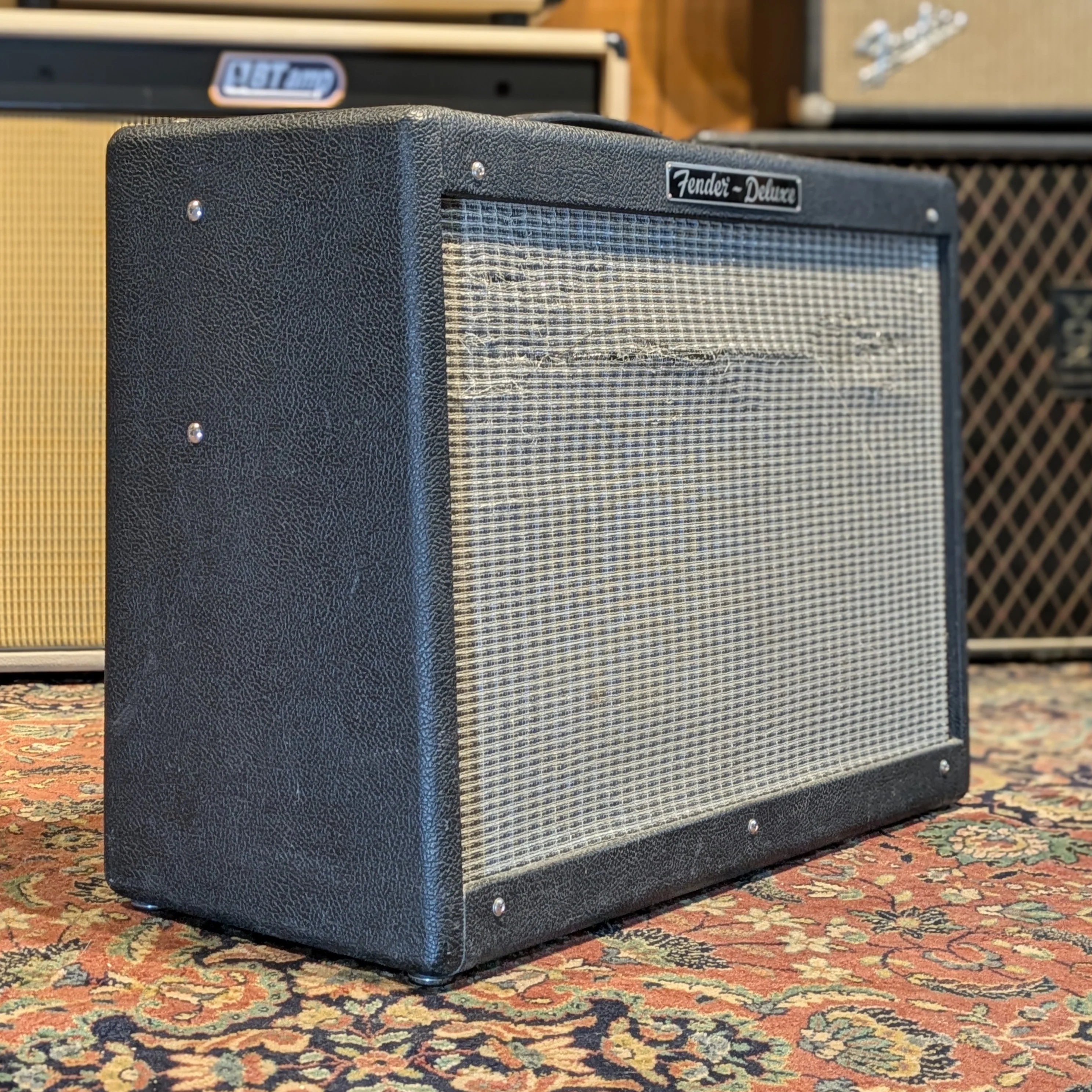 Fender Hot Rod Deluxe 3-Channel 40-Watt 1x12" Guitar Combo 1996 - 2001 - Black - Image 2