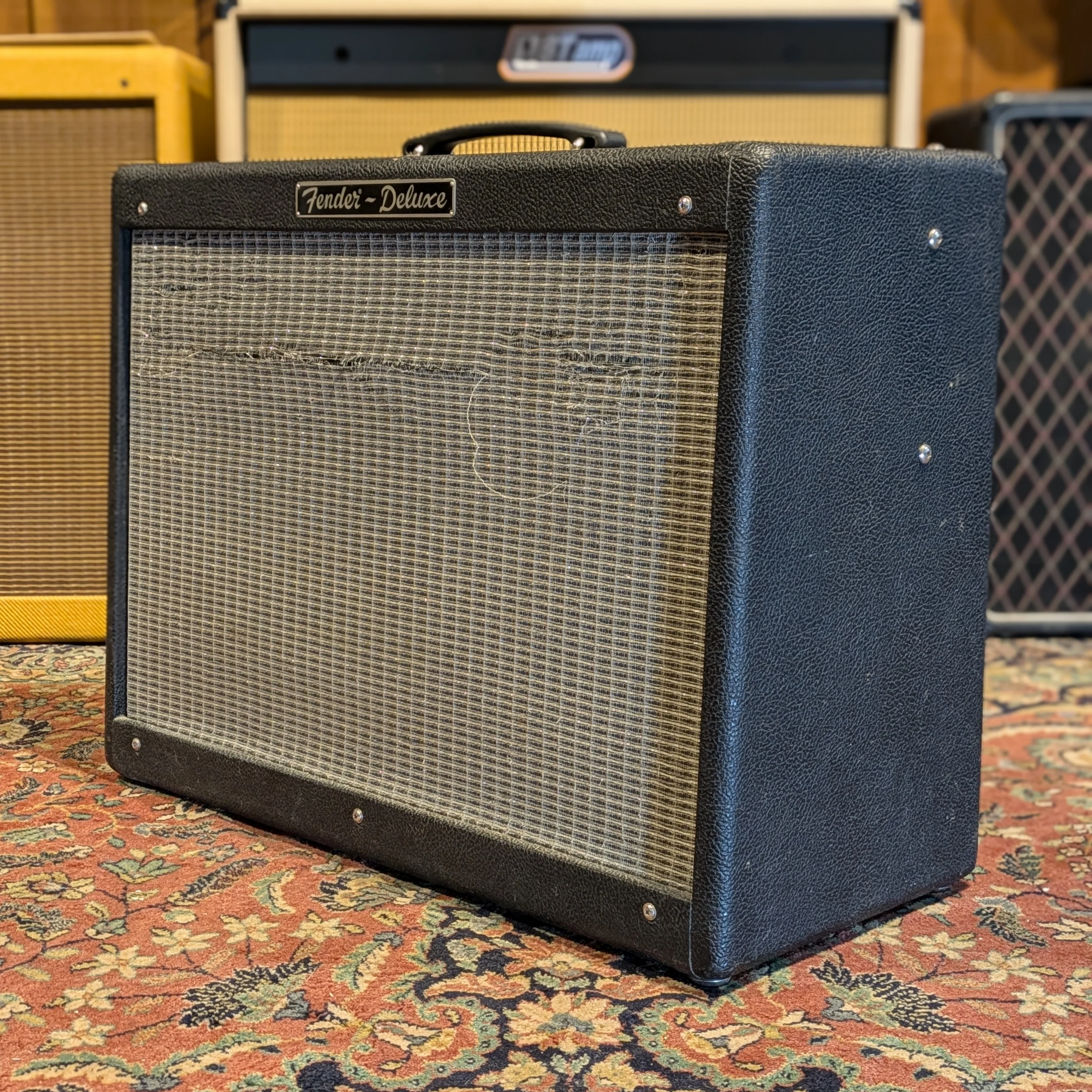 Fender Hot Rod Deluxe 3-Channel 40-Watt 1x12" Guitar Combo 1996 - 2001 - Black - Image 4