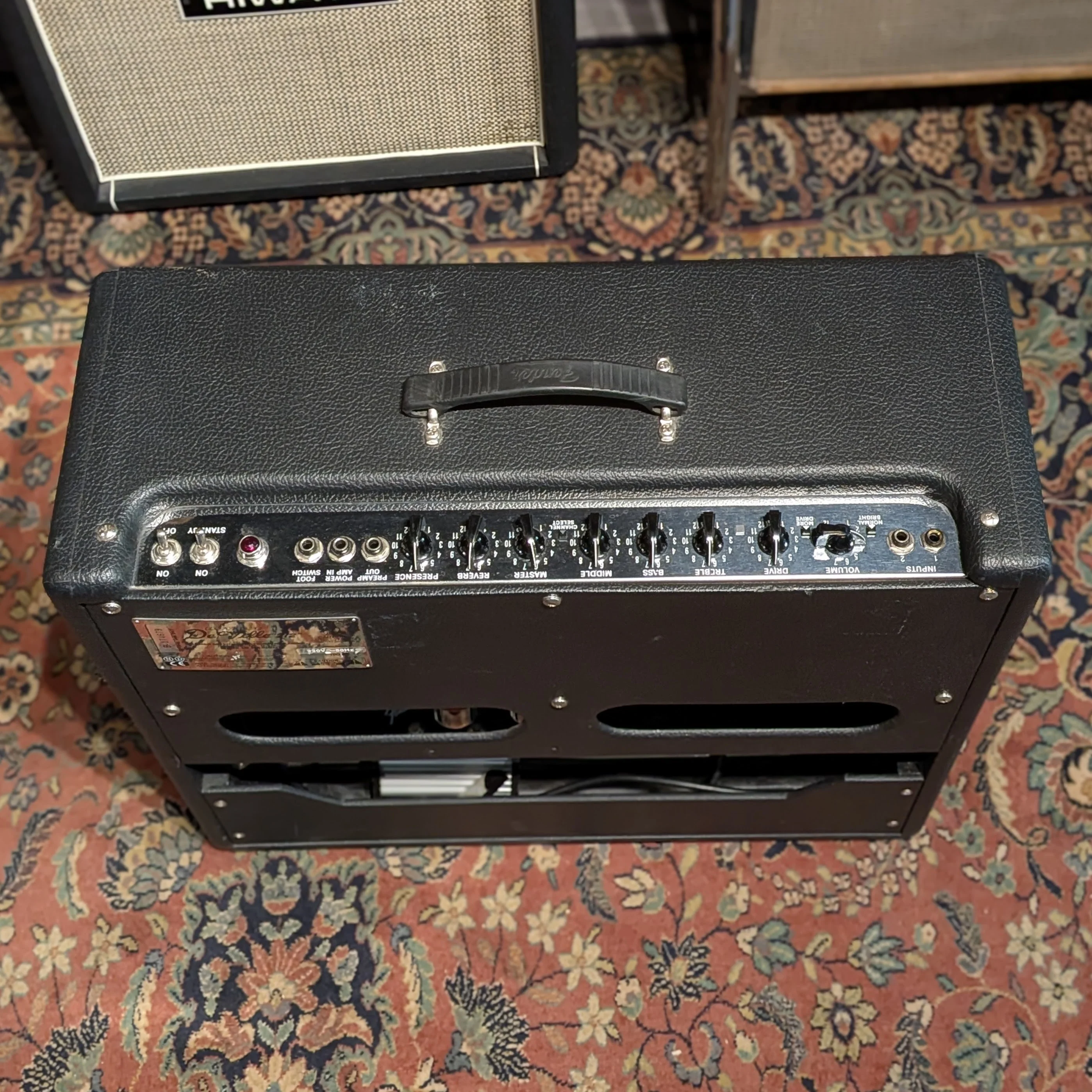 Fender Hot Rod DeVille 212 3-Channel 60-Watt 2x12" Guitar Combo - Black - Image 3
