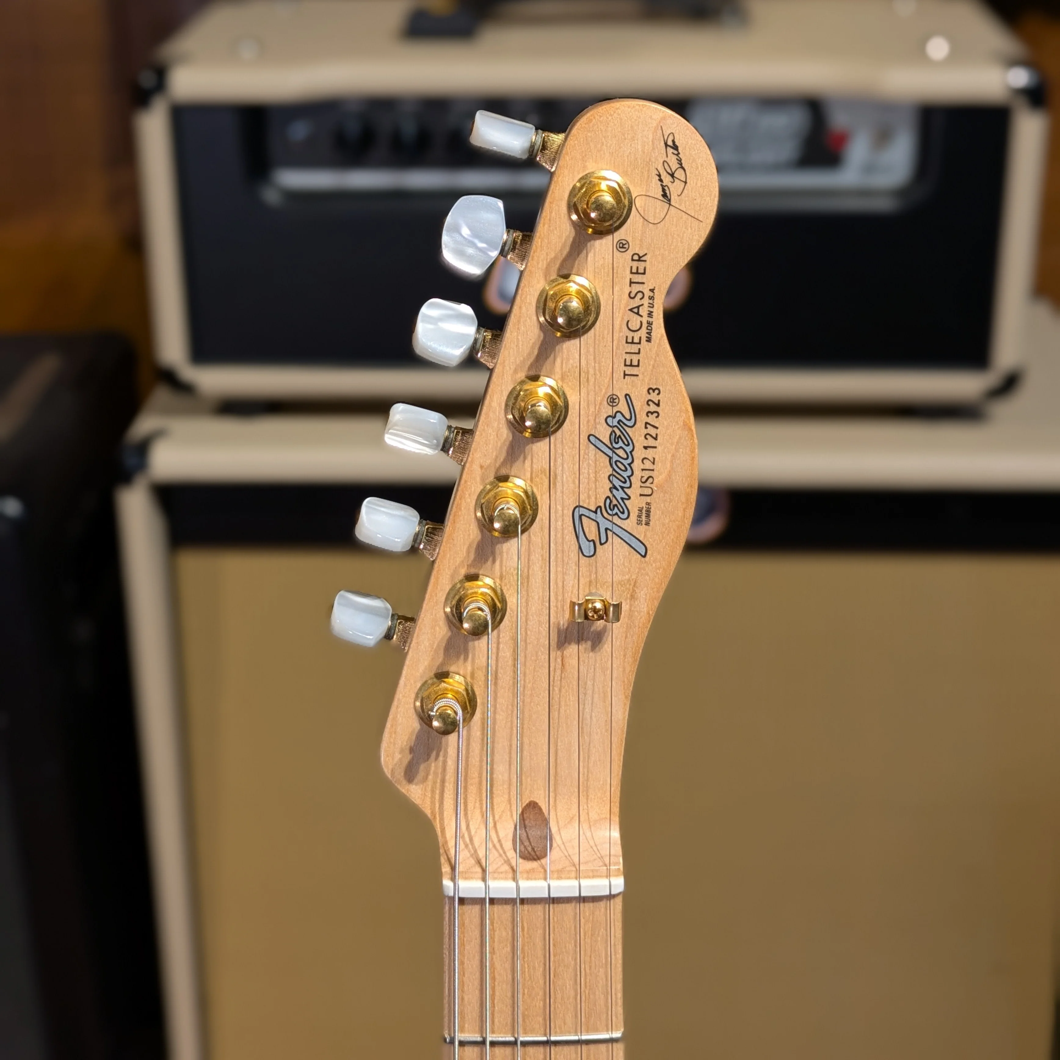 Fender James Burton Artist Series Signature Telecaster 2013 - Red Paisley Flames - Image 5