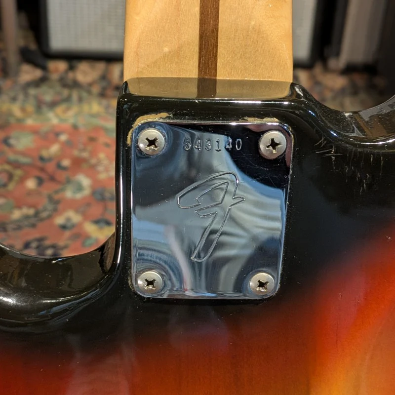 Fender Jazz Bass with Maple Fretboard 1970 - 1974 - Sunburst - Image 5