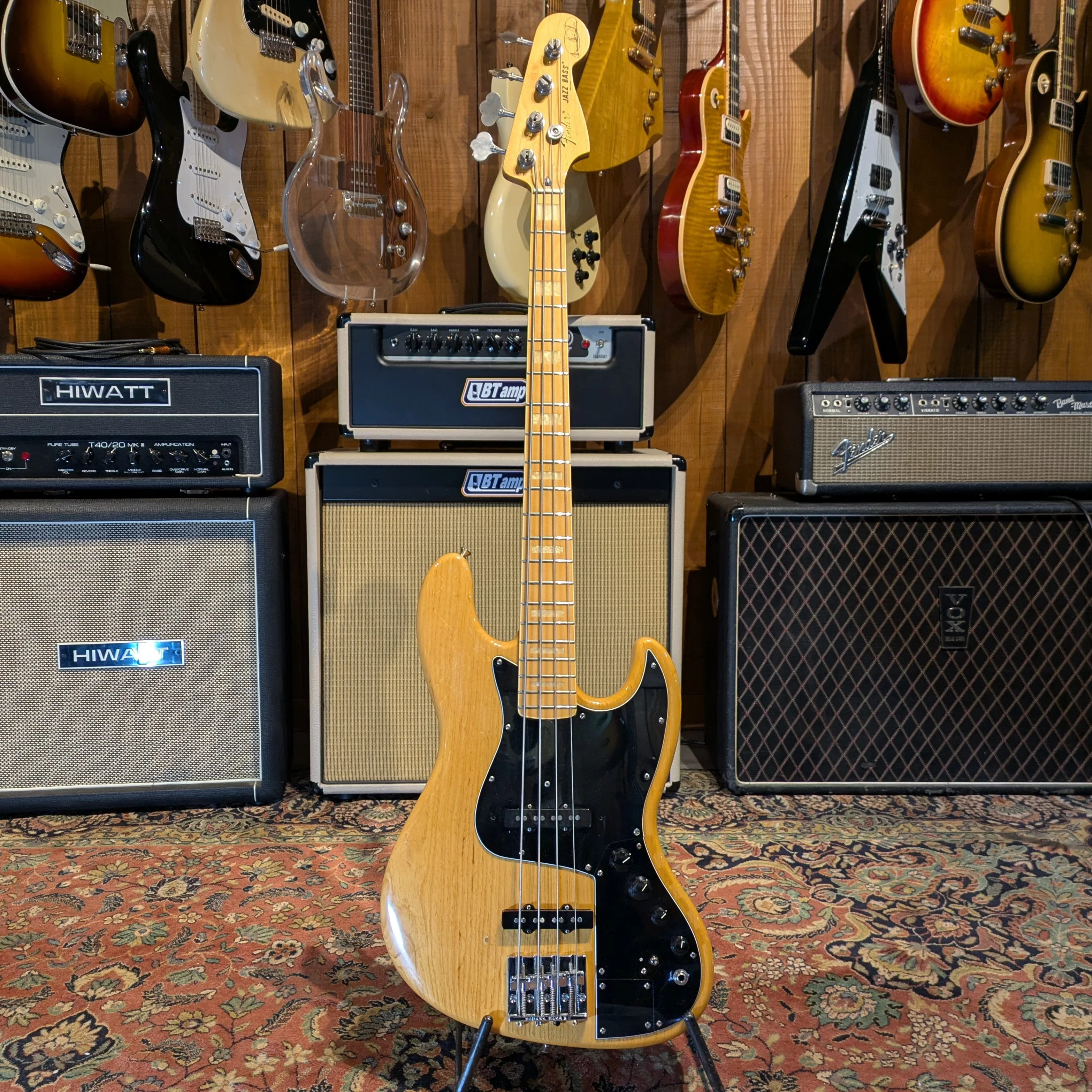 Fender Marcus Miller Artist Series Signature Jazz Bass 1999 - 2014 - Natural - Image 3