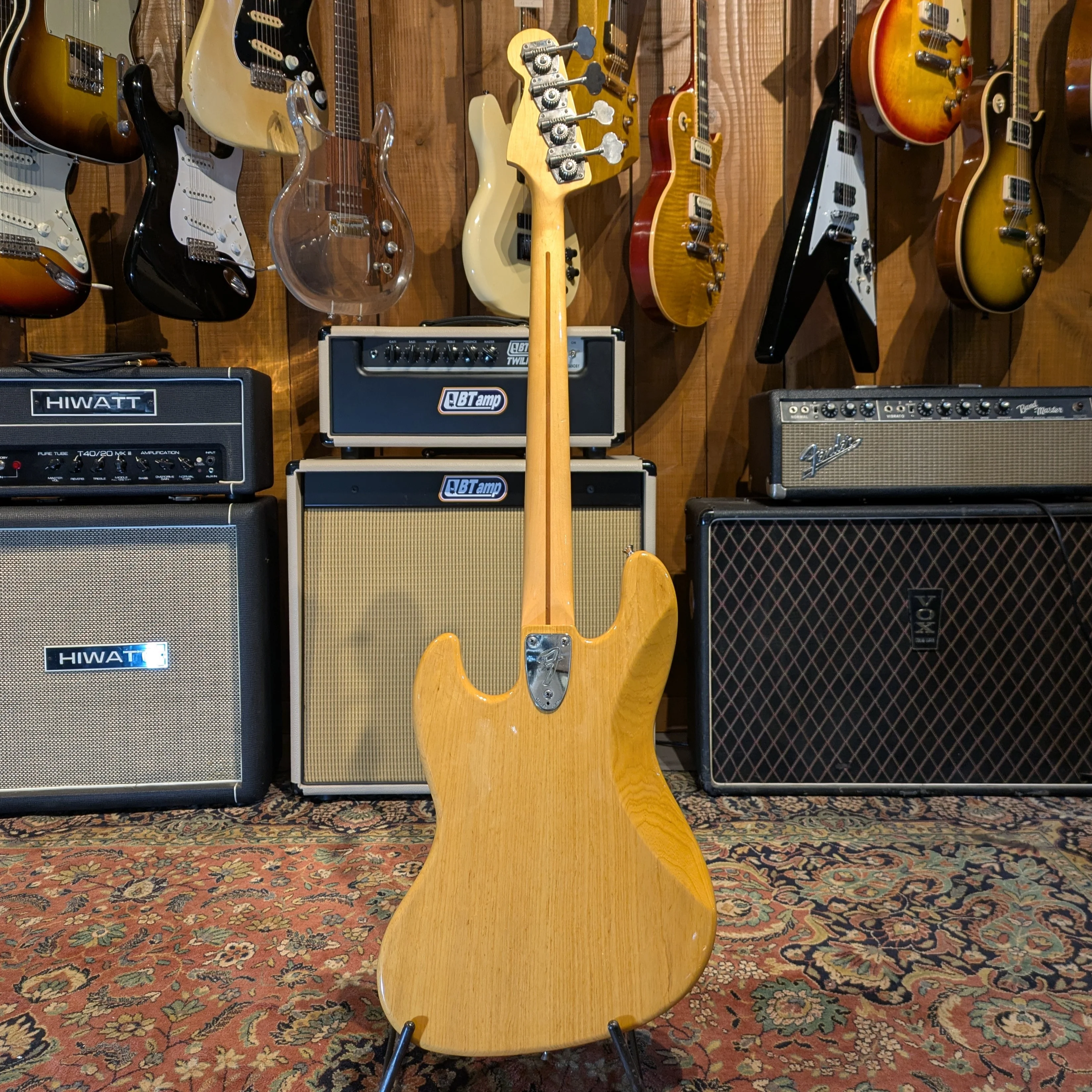 Fender Marcus Miller Artist Series Signature Jazz Bass 1999 - 2014 - Natural - Image 4