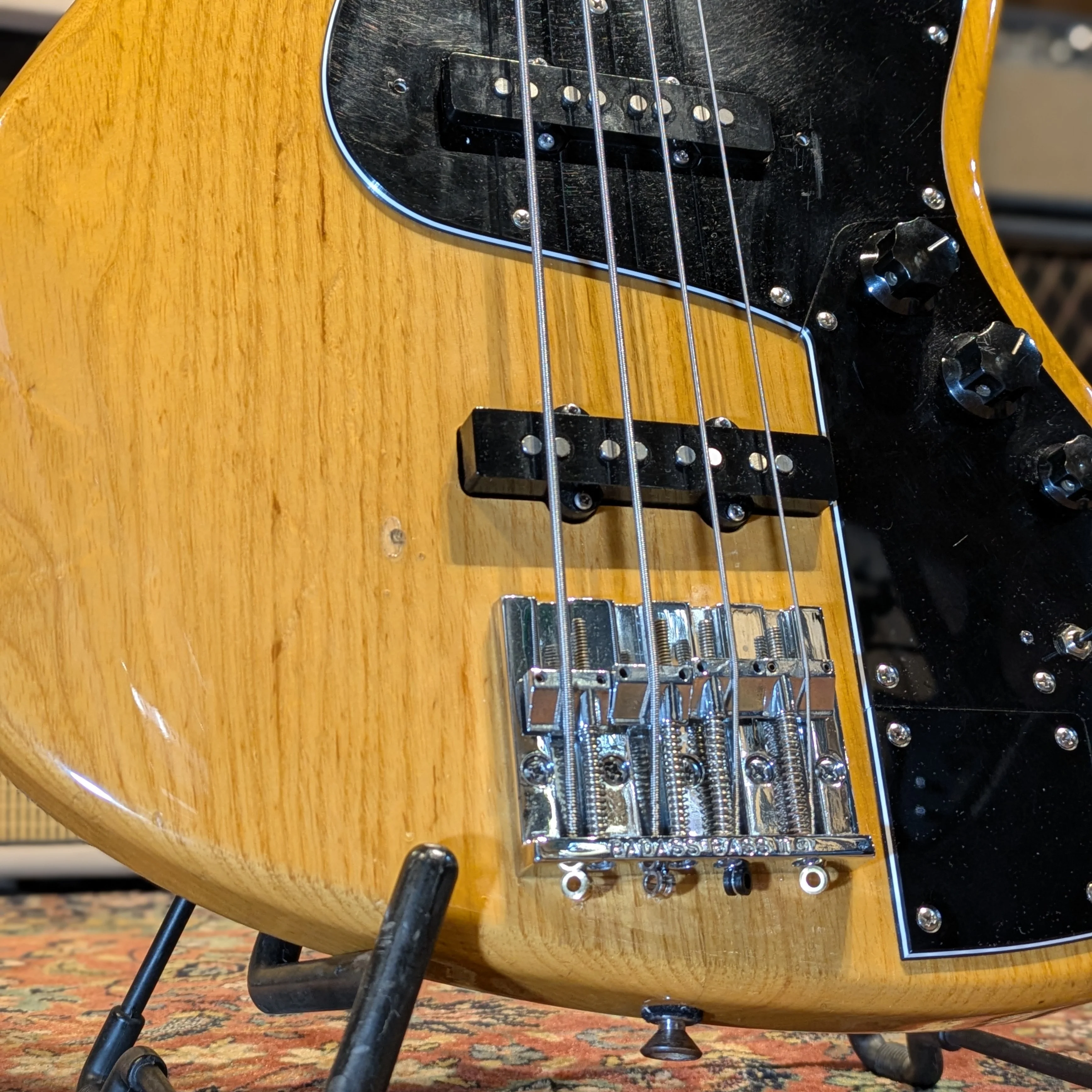 Fender Marcus Miller Artist Series Signature Jazz Bass 1999 - 2014 - Natural - Image 7