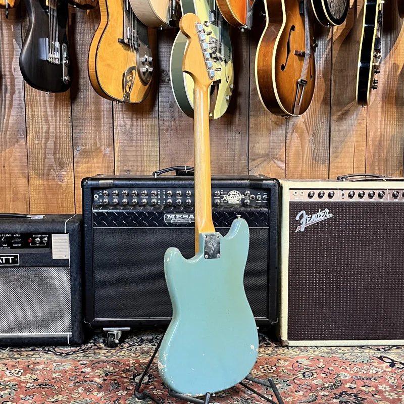Fender Musicmaster II USA 1966 Daphne Blue - Image 4