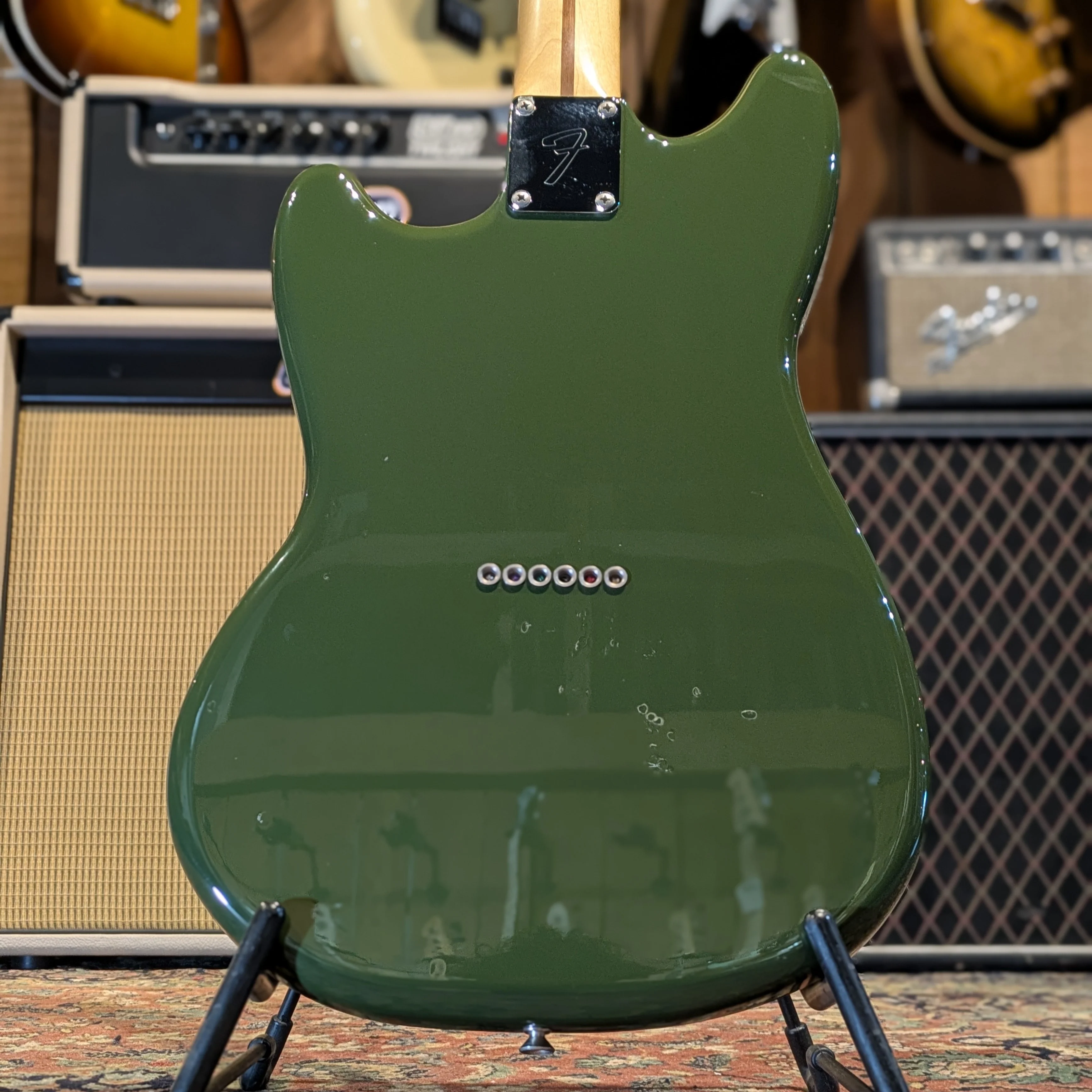 Fender Mustang MN Player - 2016 - Olive - Image 2
