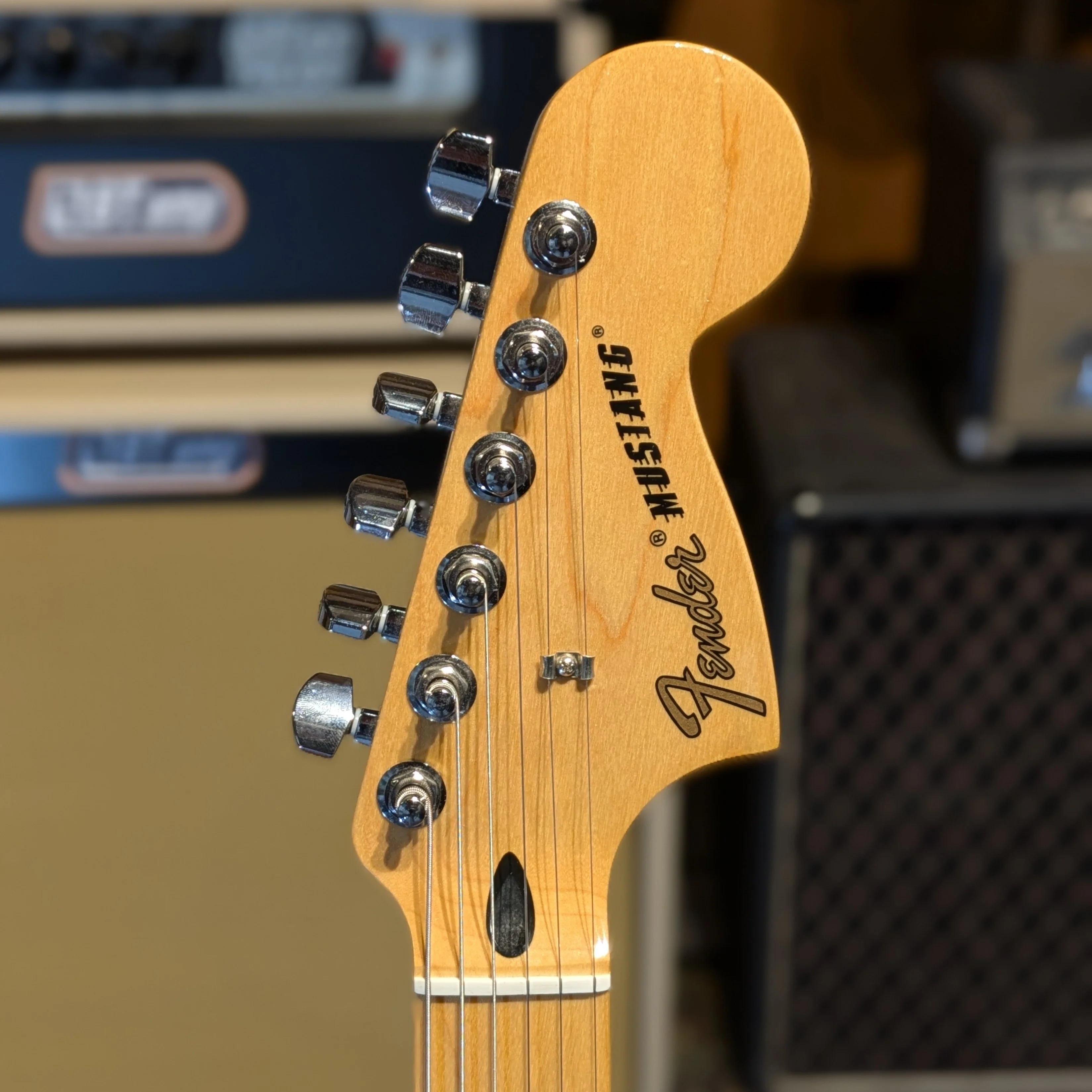 Fender Mustang MN Player - 2016 - Olive - Image 6