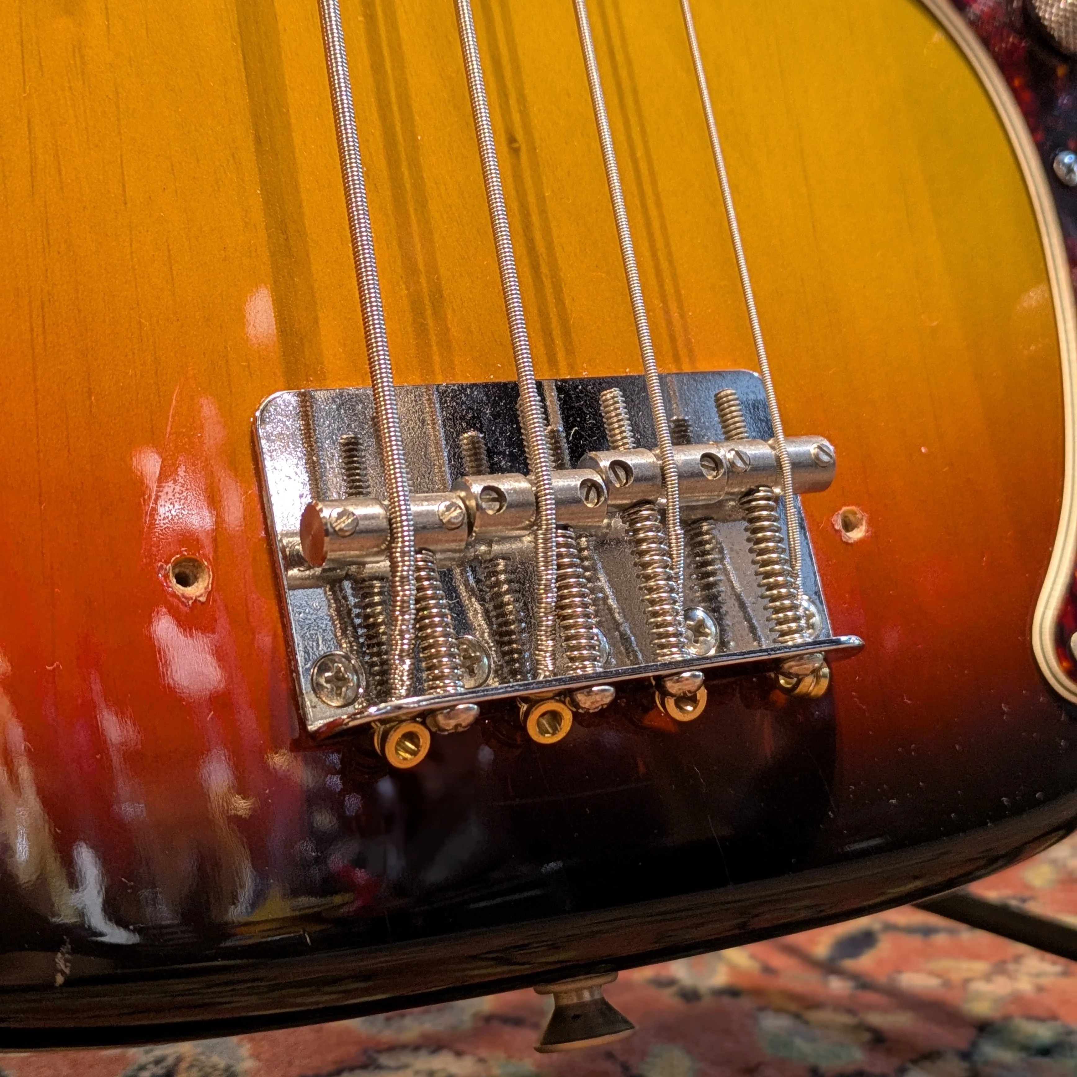 Fender Precision Bass with Rosewood Fretboard 1968 - Sunburst - Image 11