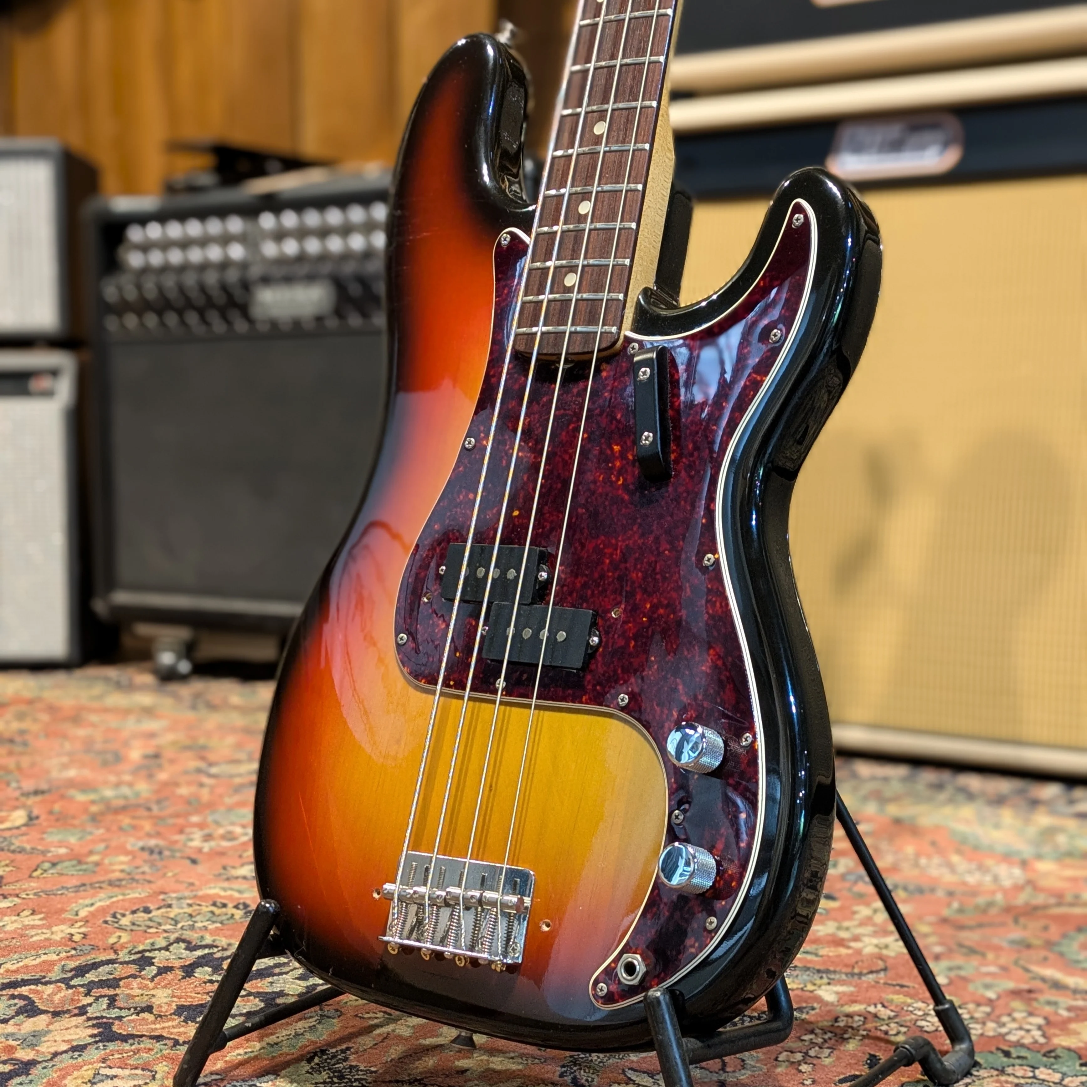 Fender Precision Bass with Rosewood Fretboard 1968 - Sunburst - Image 4