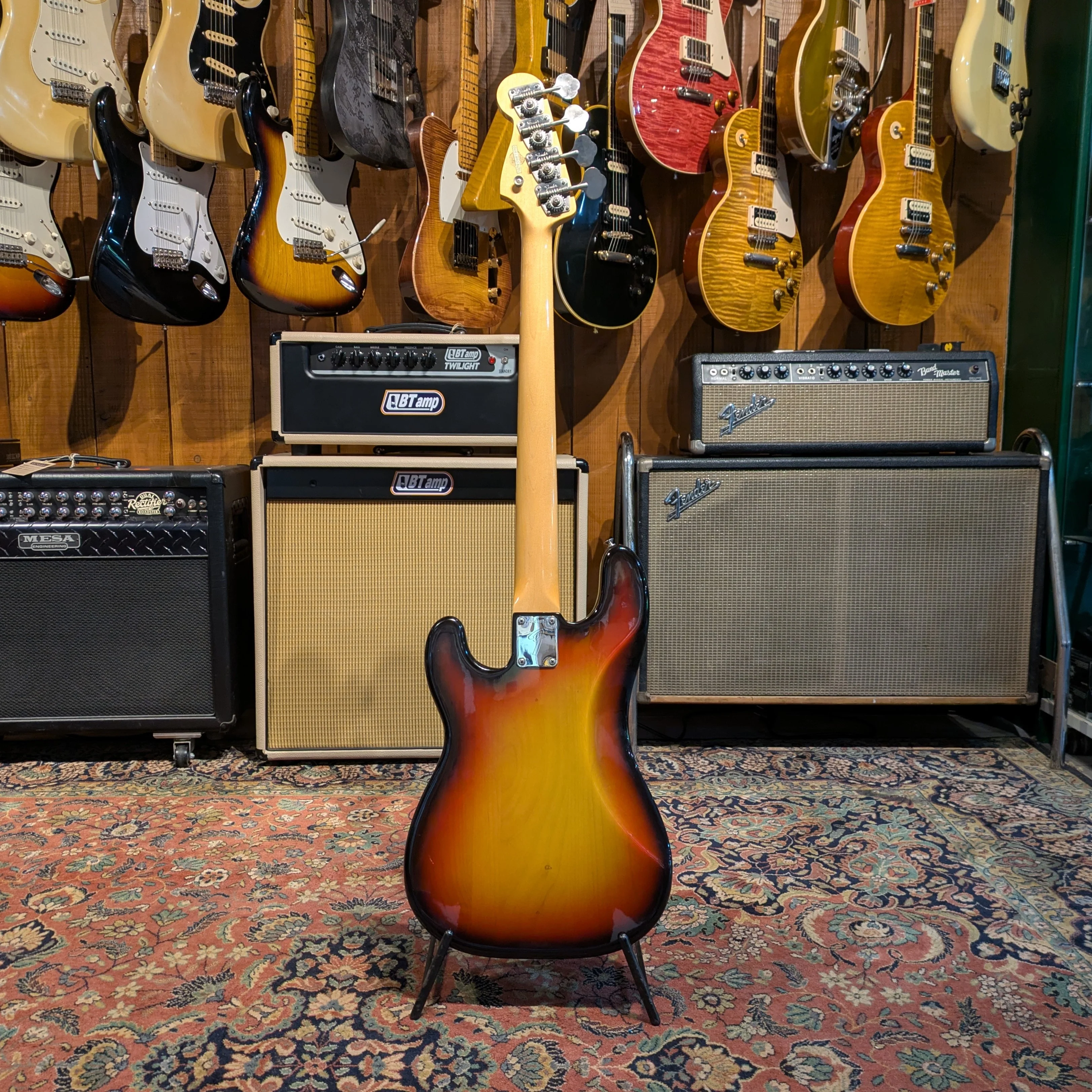Fender Precision Bass with Rosewood Fretboard 1968 - Sunburst - Image 6
