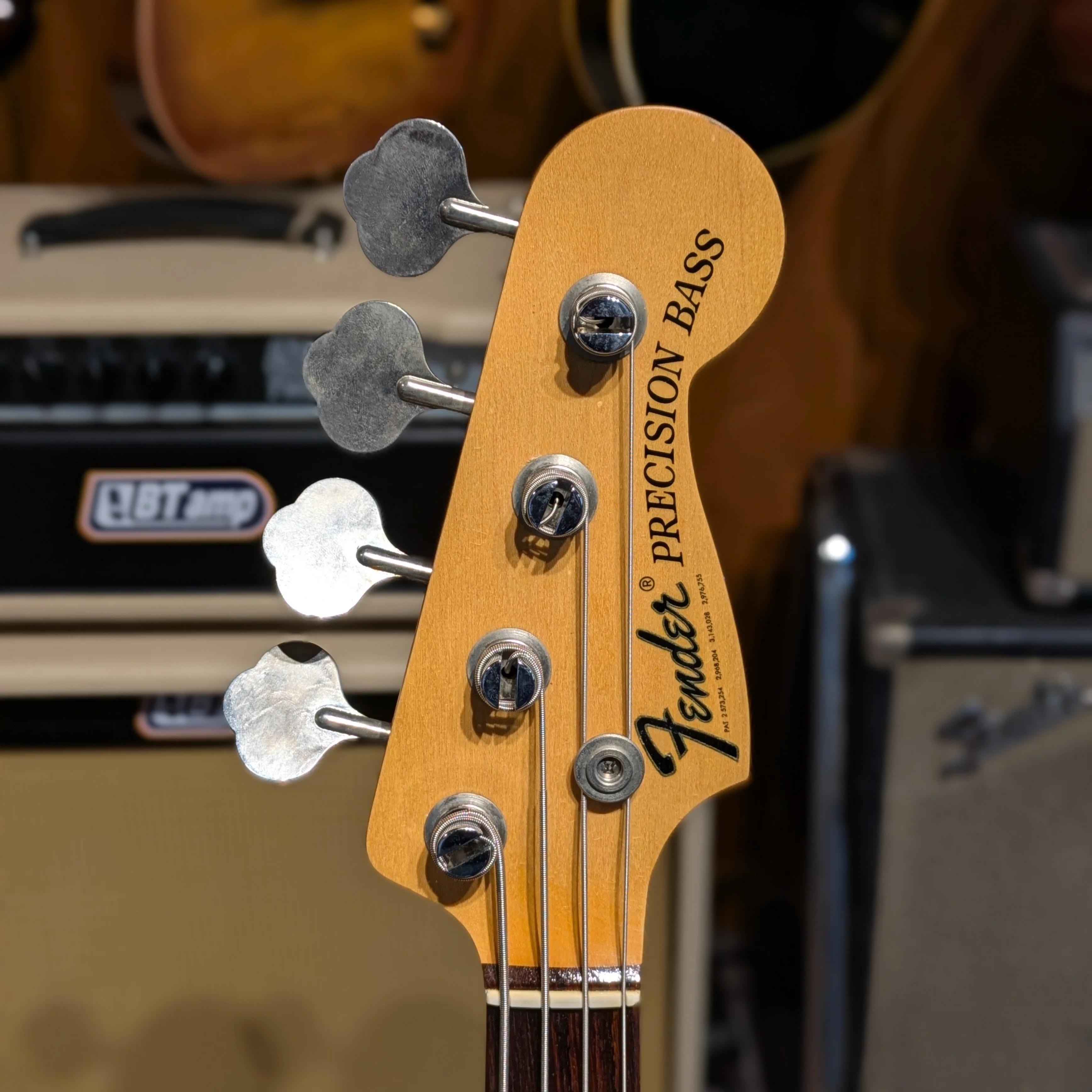 Fender Precision Bass with Rosewood Fretboard 1968 - Sunburst - Image 7