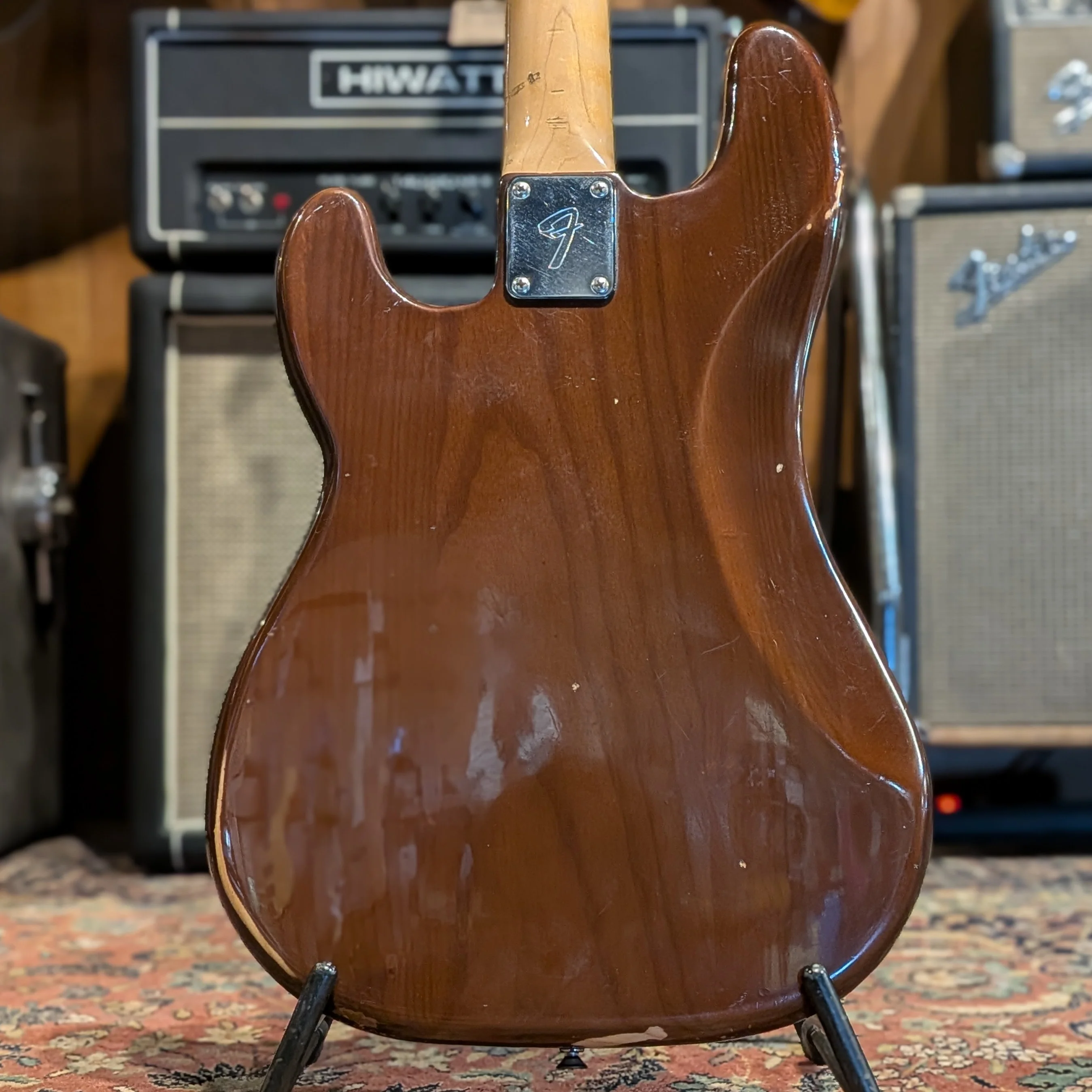 Fender Precision Bass with Rosewood Fretboard 1977 - 1978 - Mocha Brown - Image 3