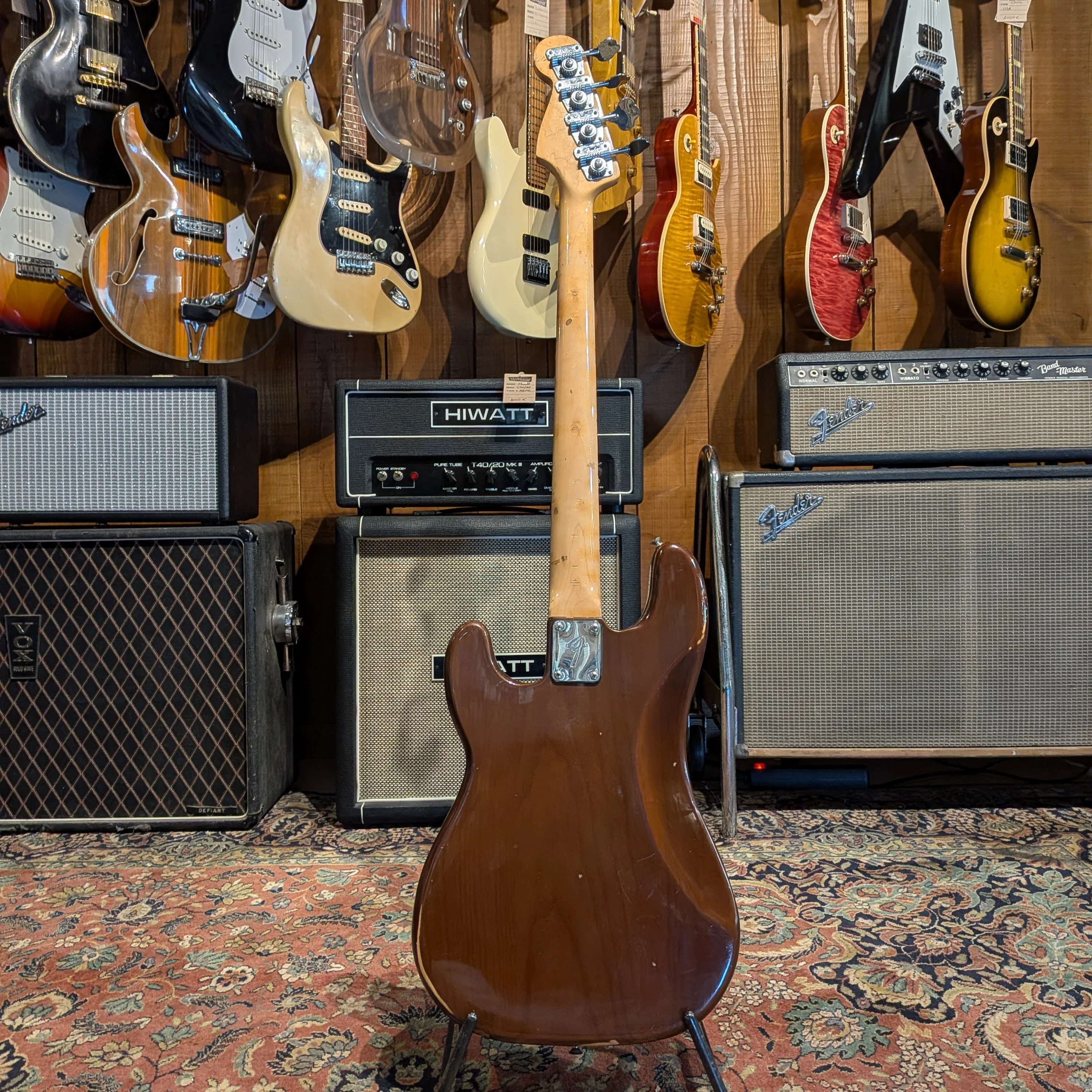 Fender Precision Bass with Rosewood Fretboard 1977 - 1978 - Mocha Brown - Image 6
