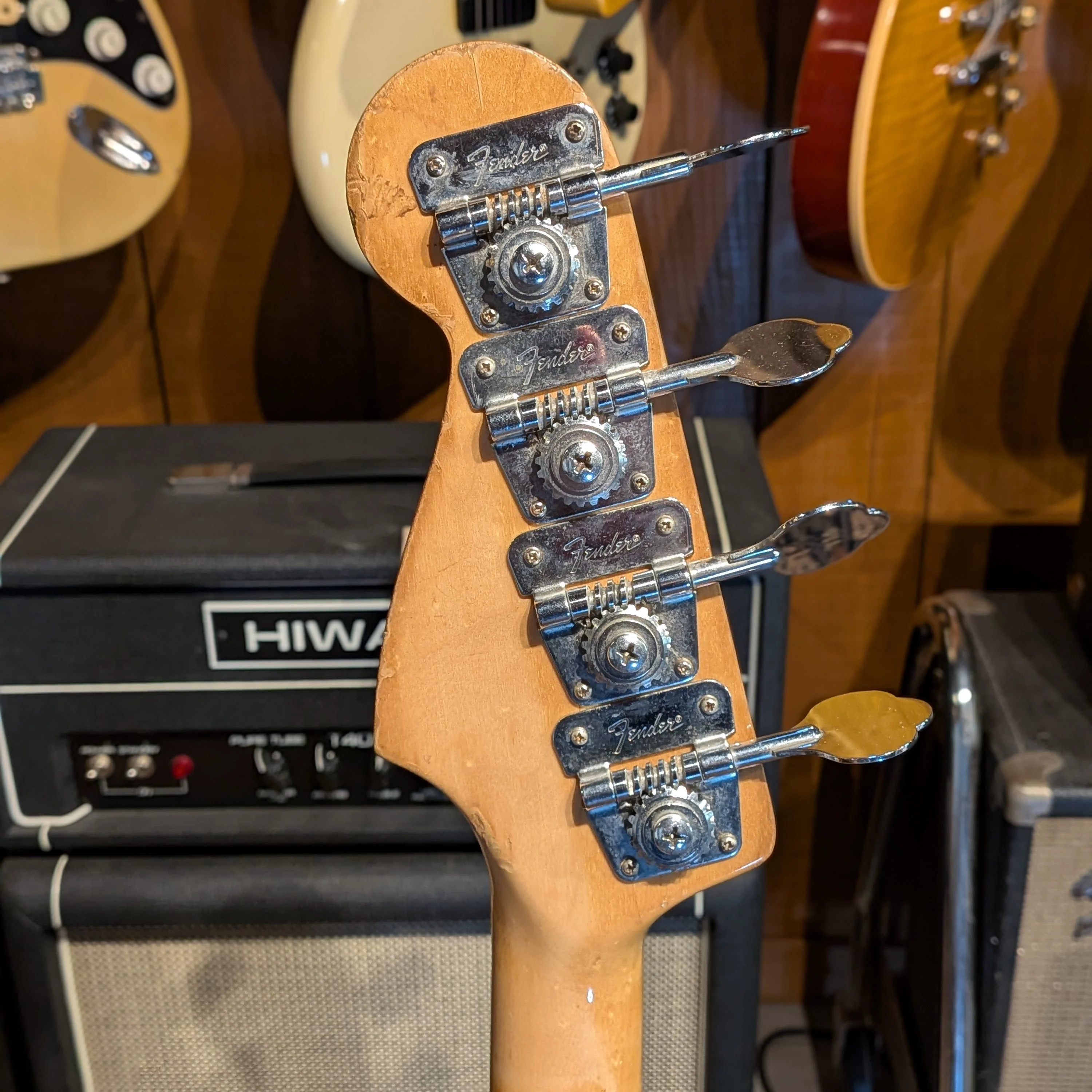 Fender Precision Bass with Rosewood Fretboard 1977 - 1978 - Mocha Brown - Image 8