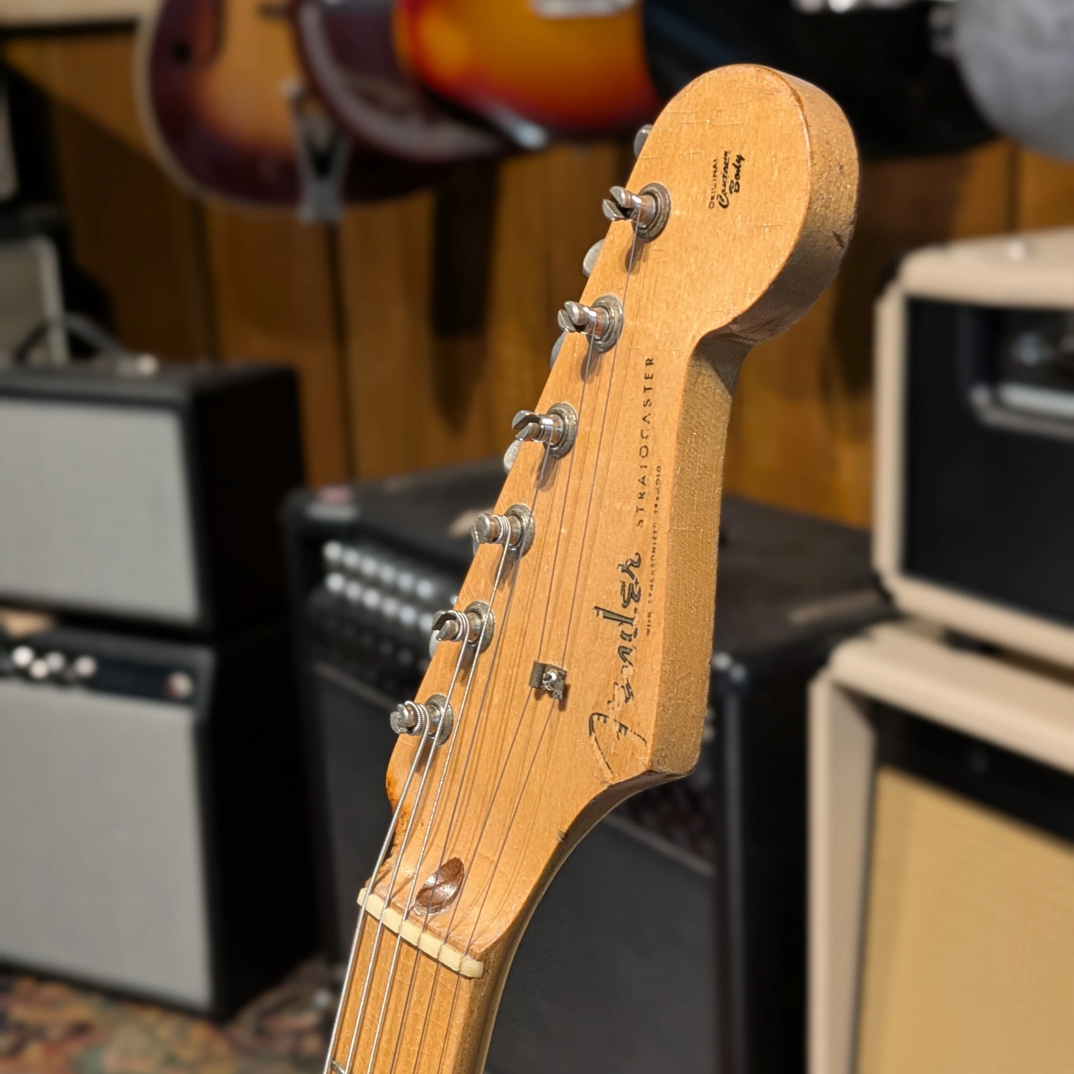 Fender Stratocaster 1958 - 3 Tone Sunburst - Image 21