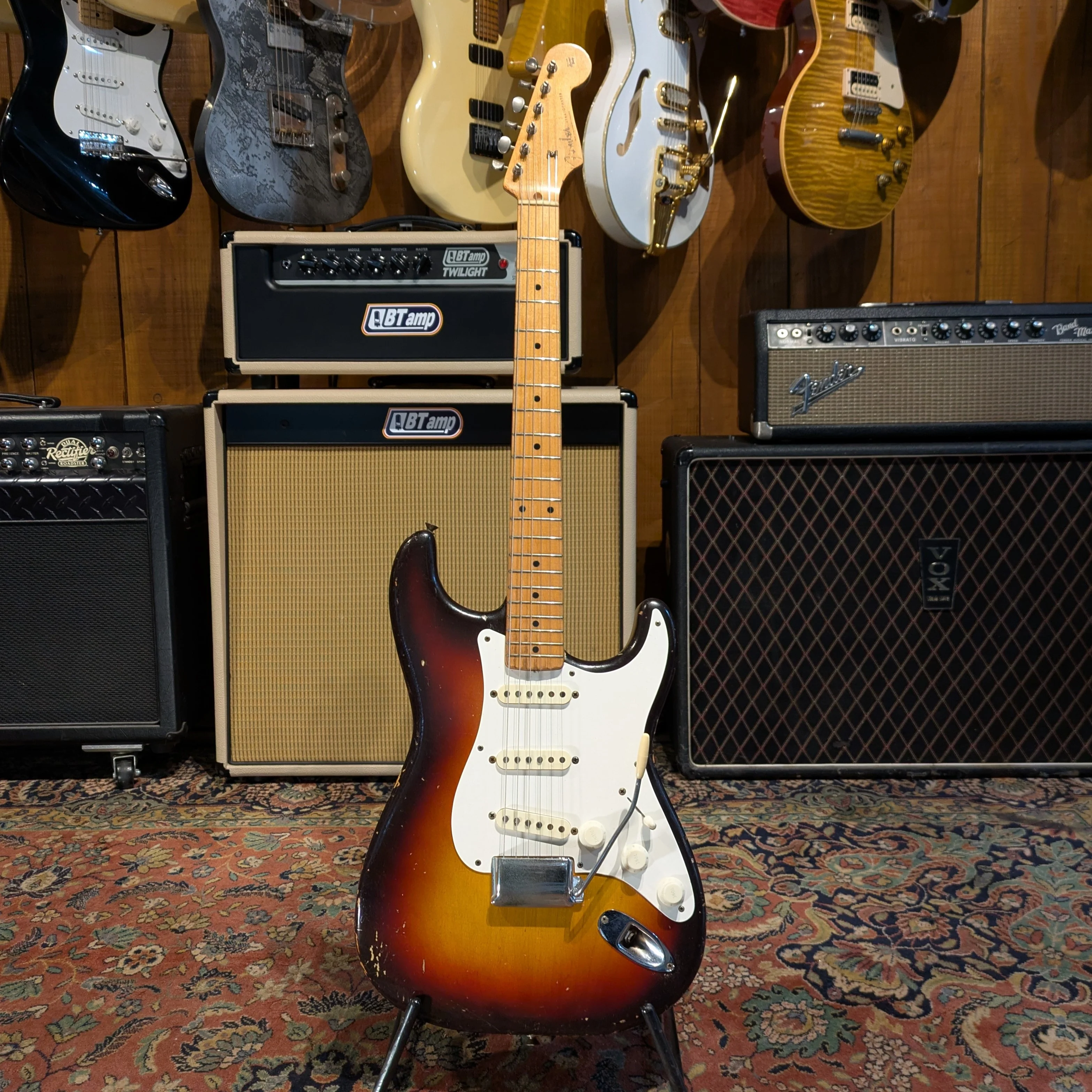 Fender Stratocaster 1958 - 3 Tone Sunburst - Image 5