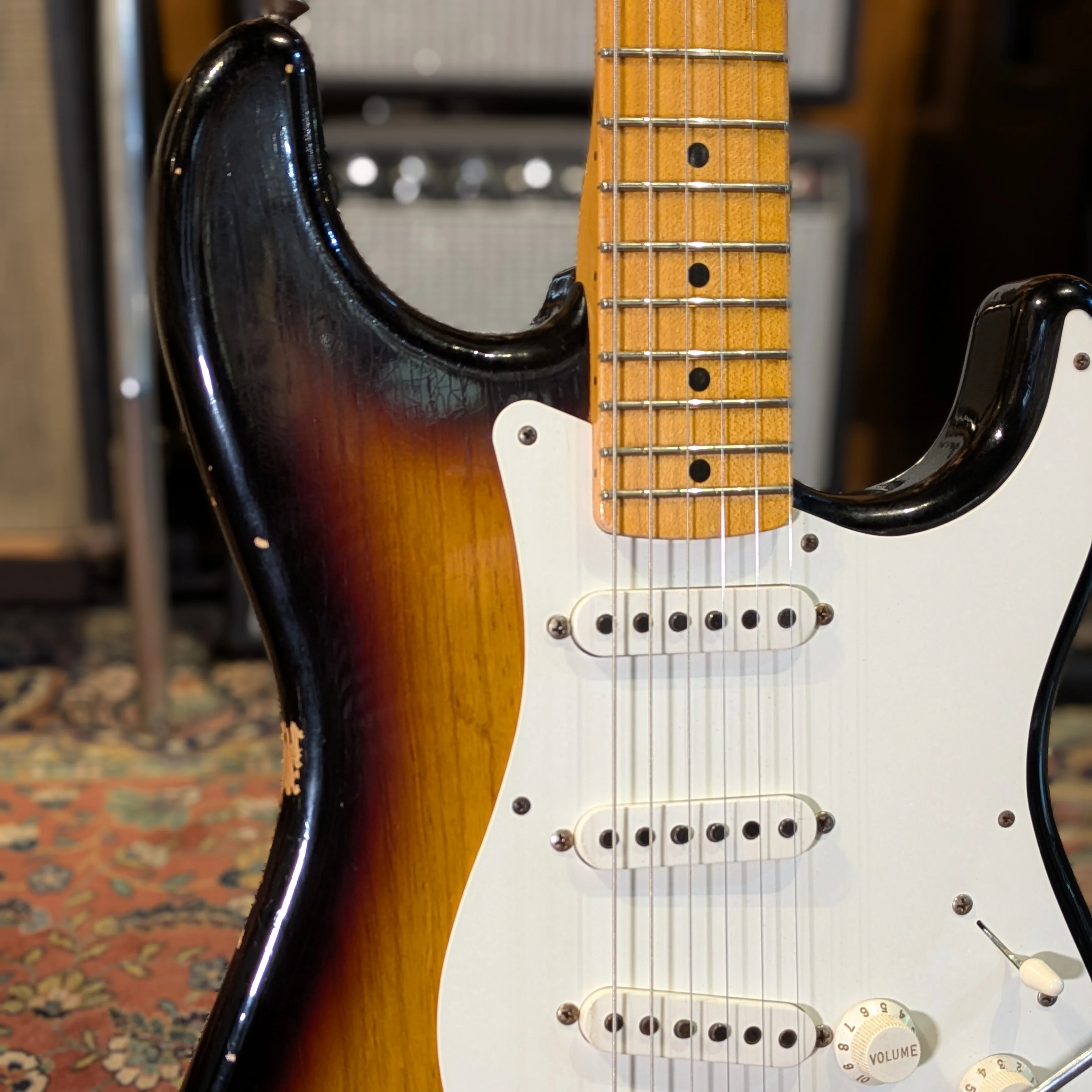 Fender Stratocaster 56 Custom Shop Relic Sunburst / Swamp Ash - Image 7