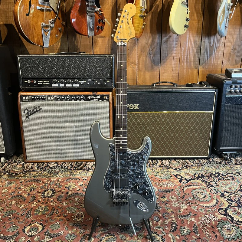 Fender STRATOCASTER DELUXE 2002 PEWTER - Image 3