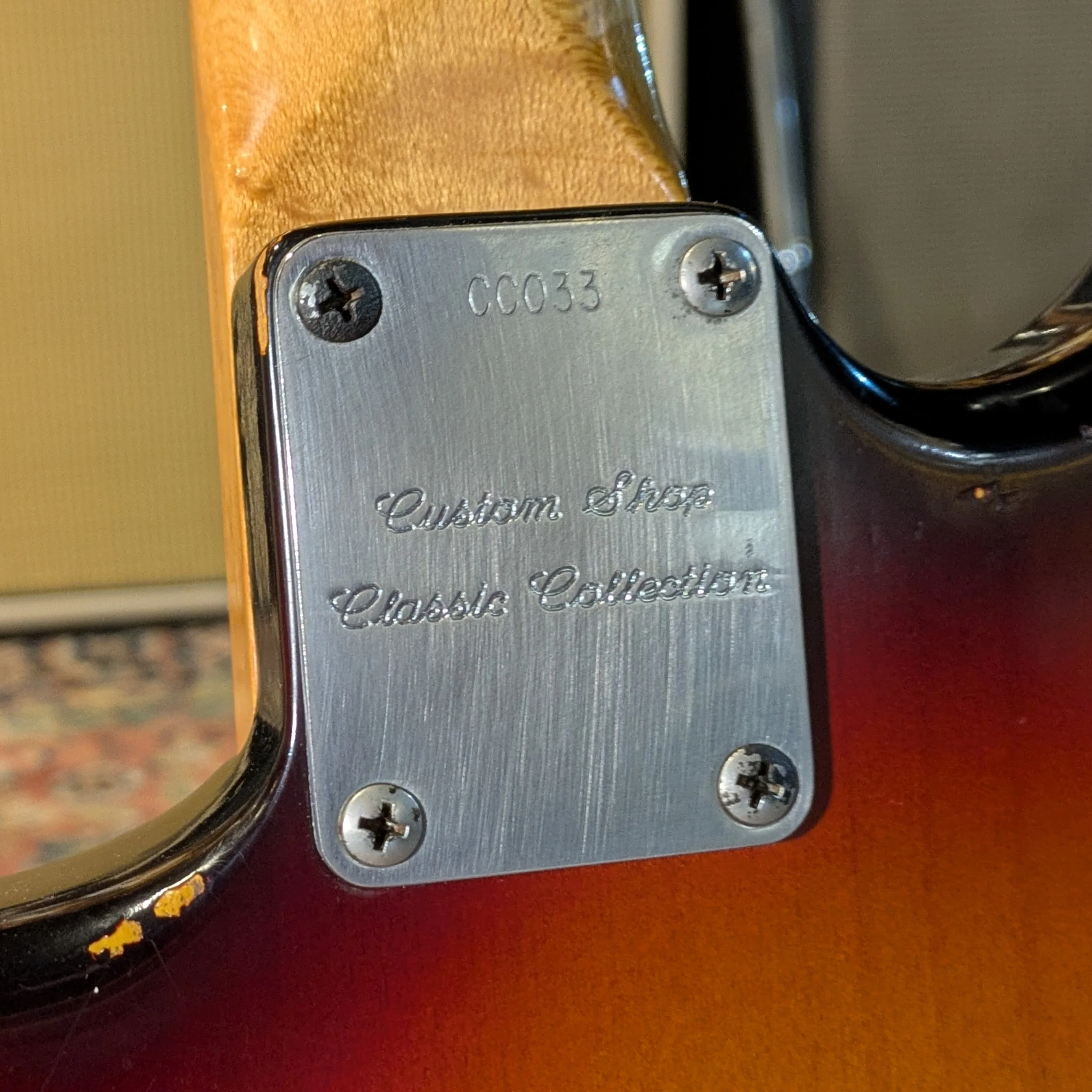 Fender Stratocaster John Cruz / Cunetto Custom Shop - 1998 - Sunburst relic - Image 10