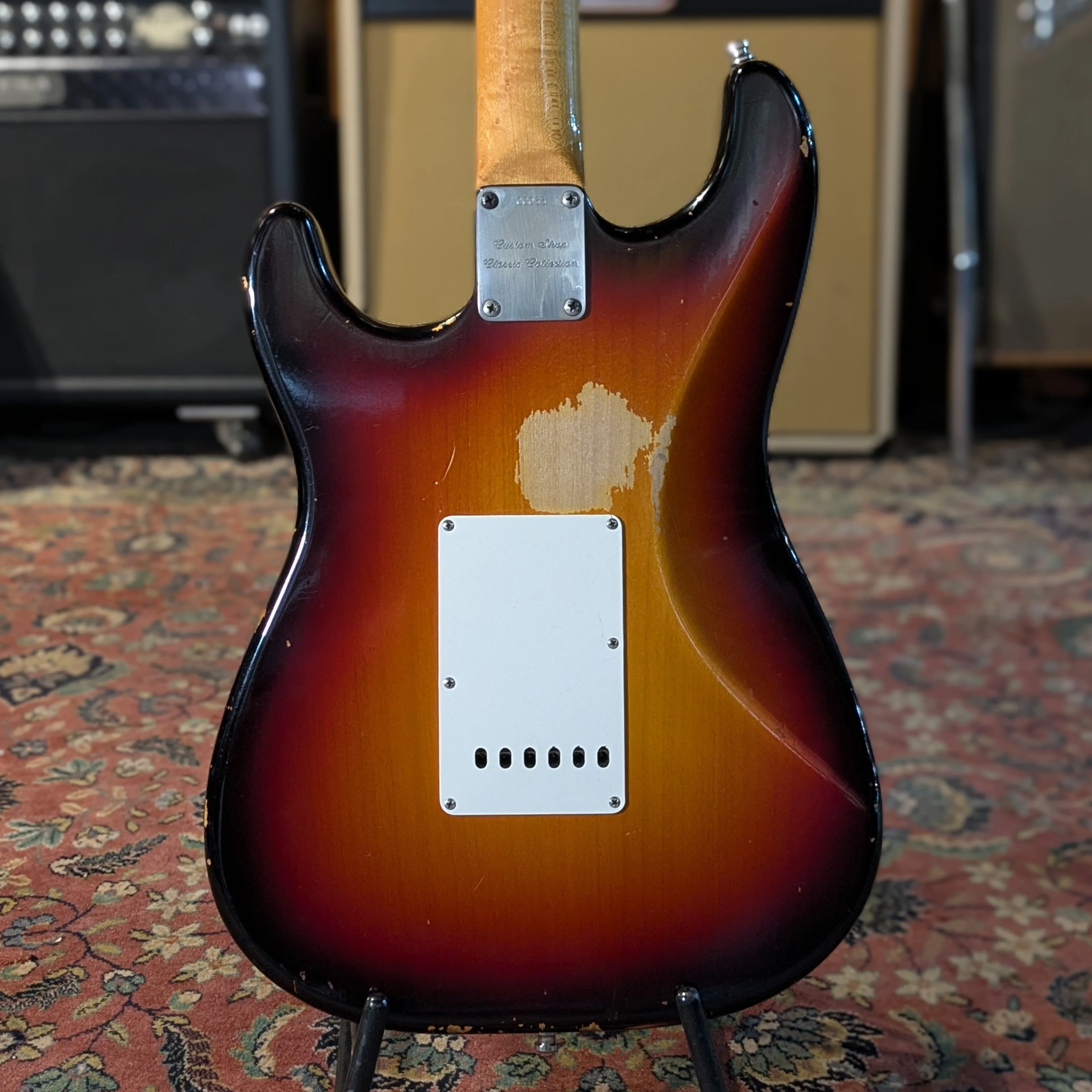 Fender Stratocaster John Cruz / Cunetto Custom Shop - 1998 - Sunburst relic - Image 2