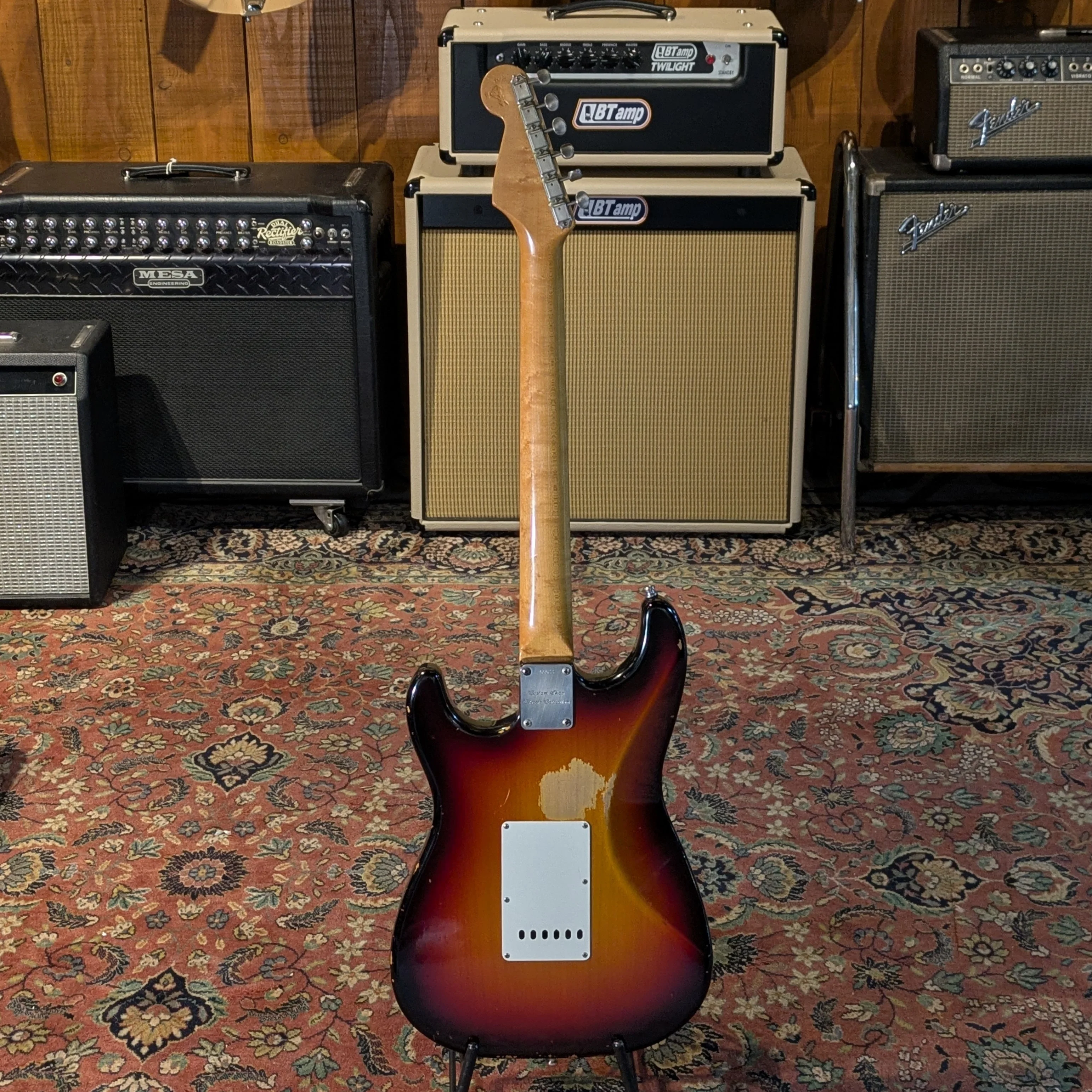 Fender Stratocaster John Cruz / Cunetto Custom Shop - 1998 - Sunburst relic - Image 5