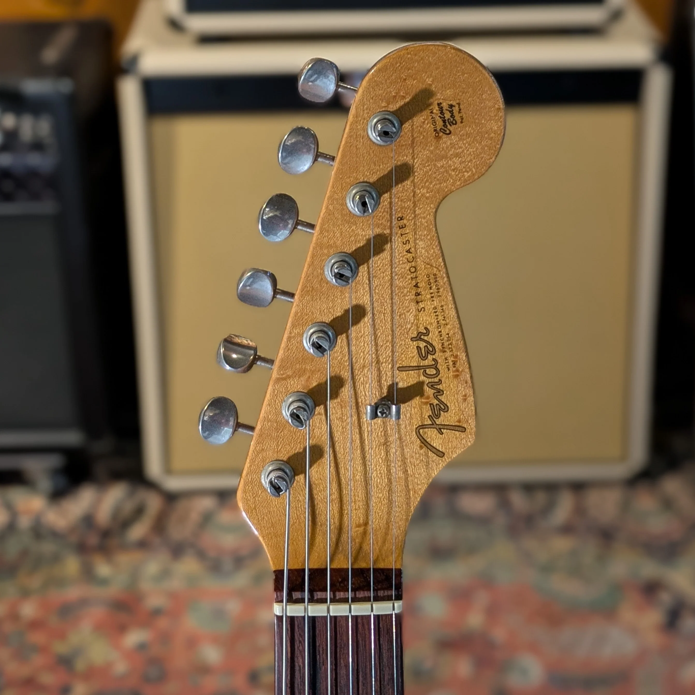 Fender Stratocaster John Cruz / Cunetto Custom Shop - 1998 - Sunburst relic - Image 6