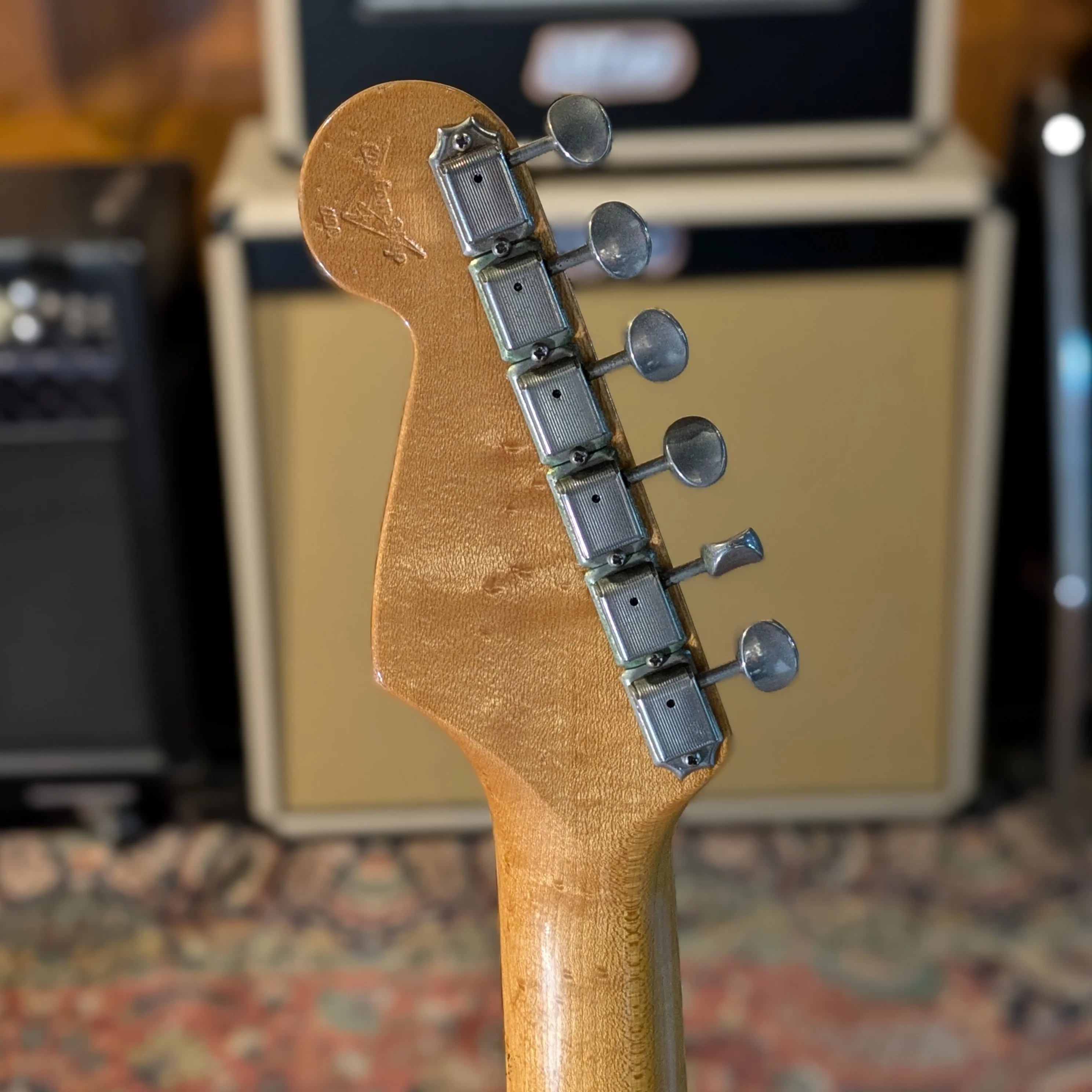 Fender Stratocaster John Cruz / Cunetto Custom Shop - 1998 - Sunburst relic - Image 7