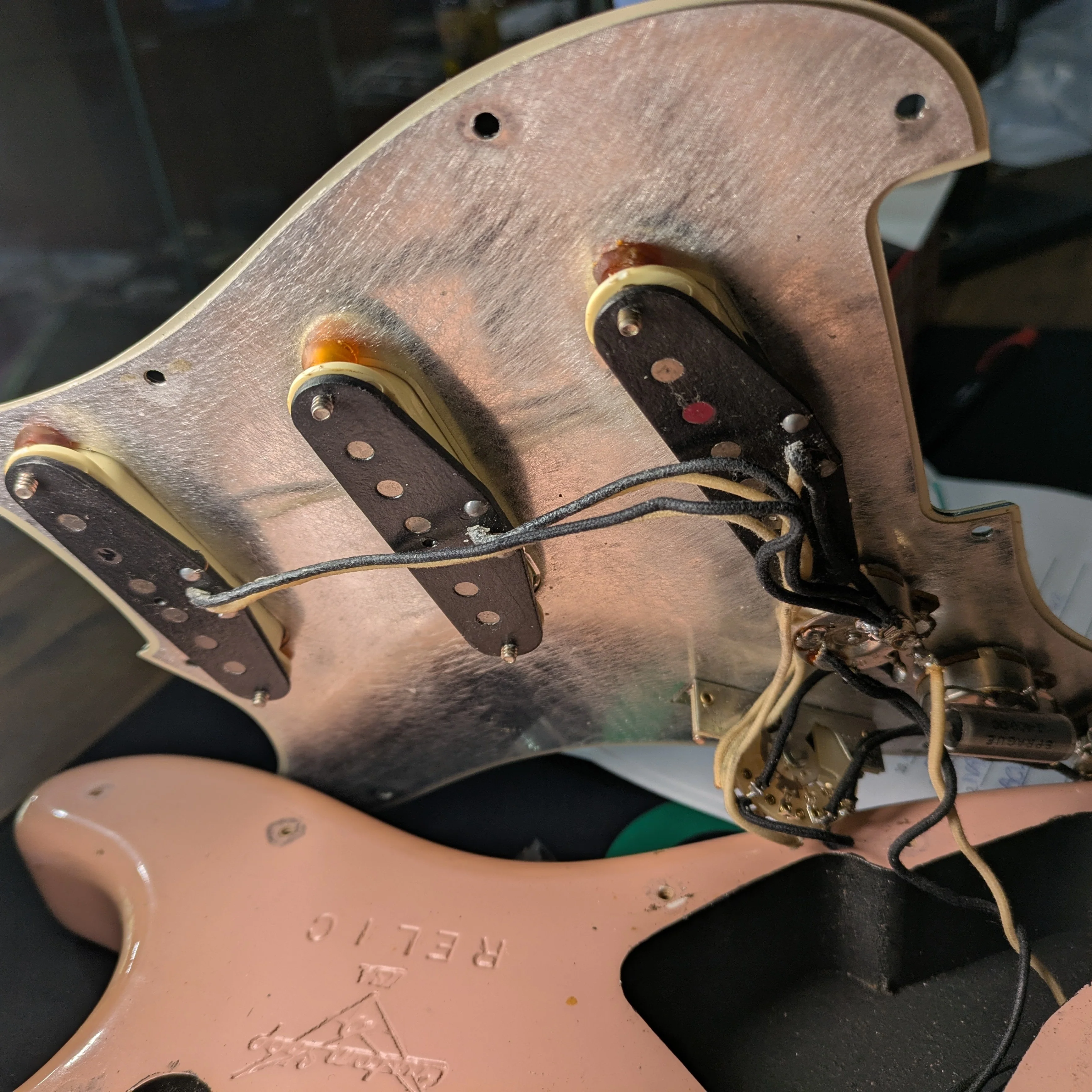 FENDER Stratocaster JOHN CRUZ CUSTOM SHOP Shell Pink 1996 SERIE CUNETTO - Image 11