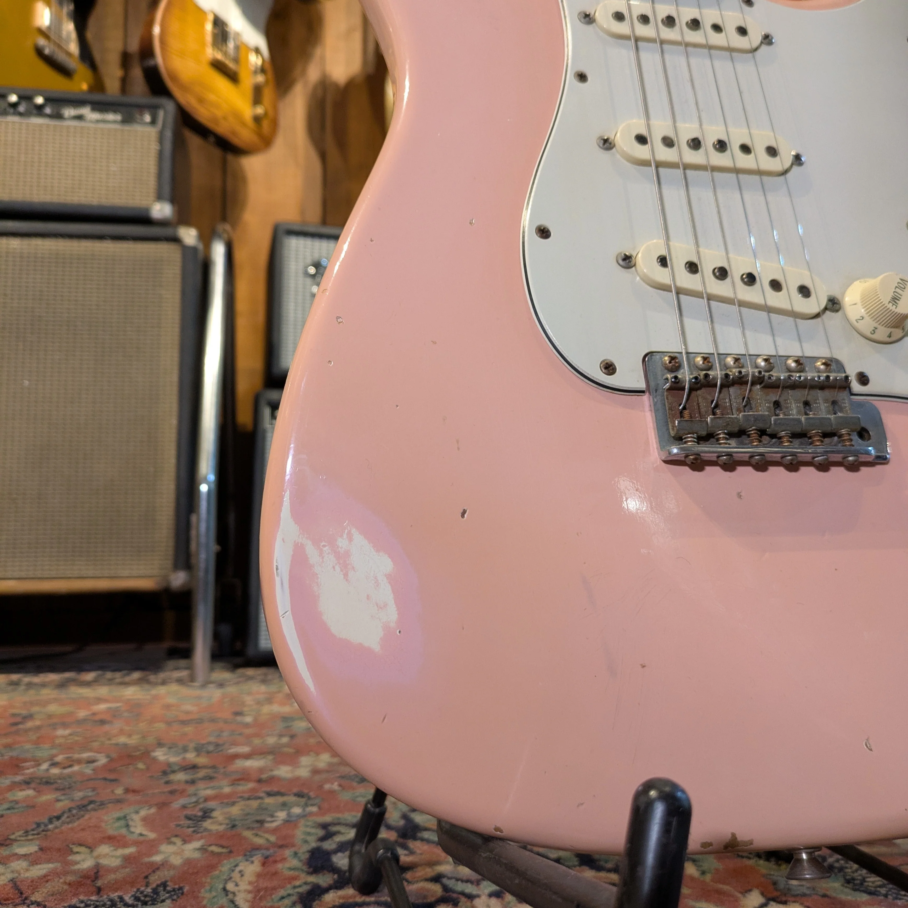 FENDER Stratocaster JOHN CRUZ CUSTOM SHOP Shell Pink 1996 SERIE CUNETTO - Image 3