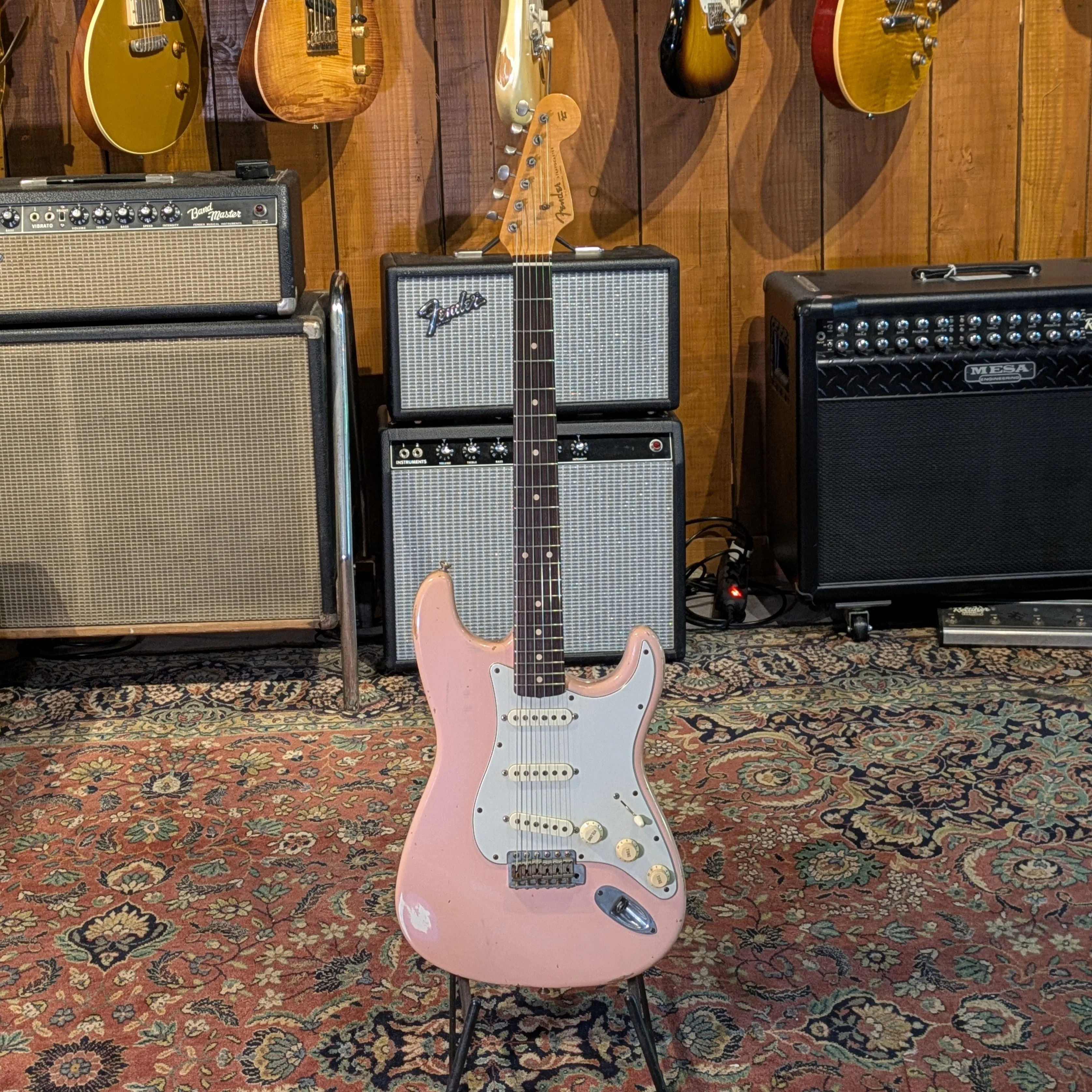 FENDER Stratocaster JOHN CRUZ CUSTOM SHOP Shell Pink 1996 SERIE CUNETTO - Image 4