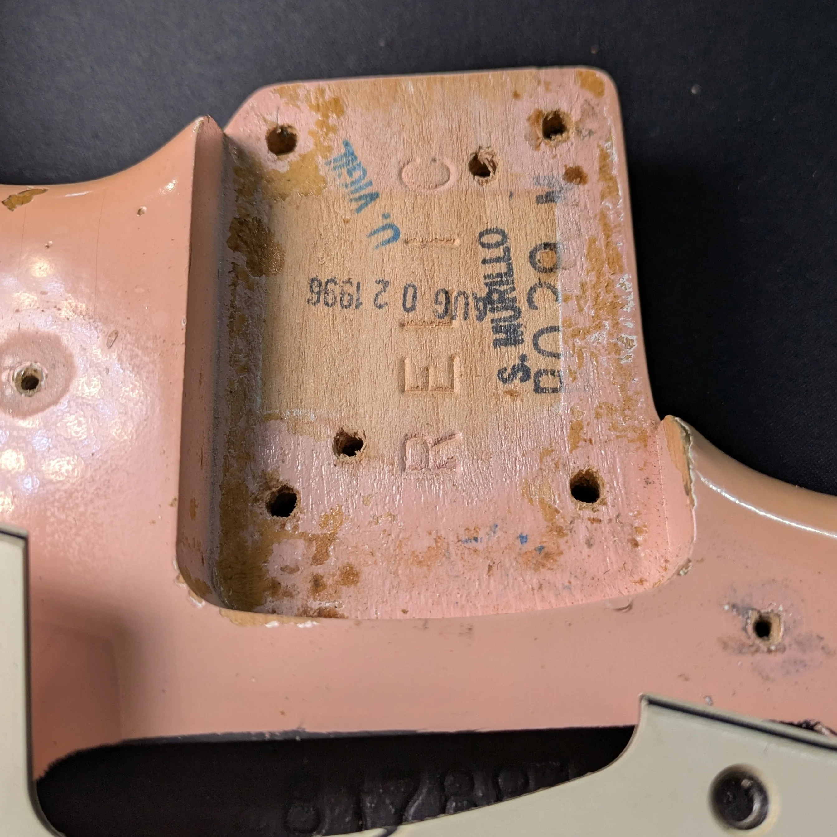 FENDER Stratocaster JOHN CRUZ CUSTOM SHOP Shell Pink 1996 SERIE CUNETTO - Image 9
