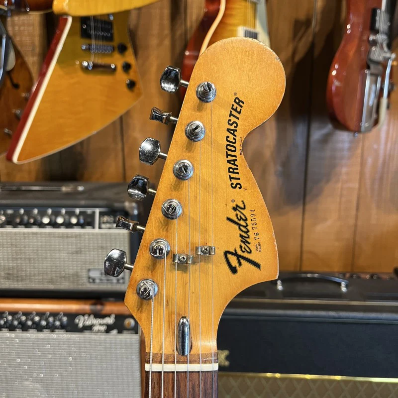 Fender Stratocaster with 3-Bolt Neck, Rosewood Fretboard 1976 - Olympic White - Image 5