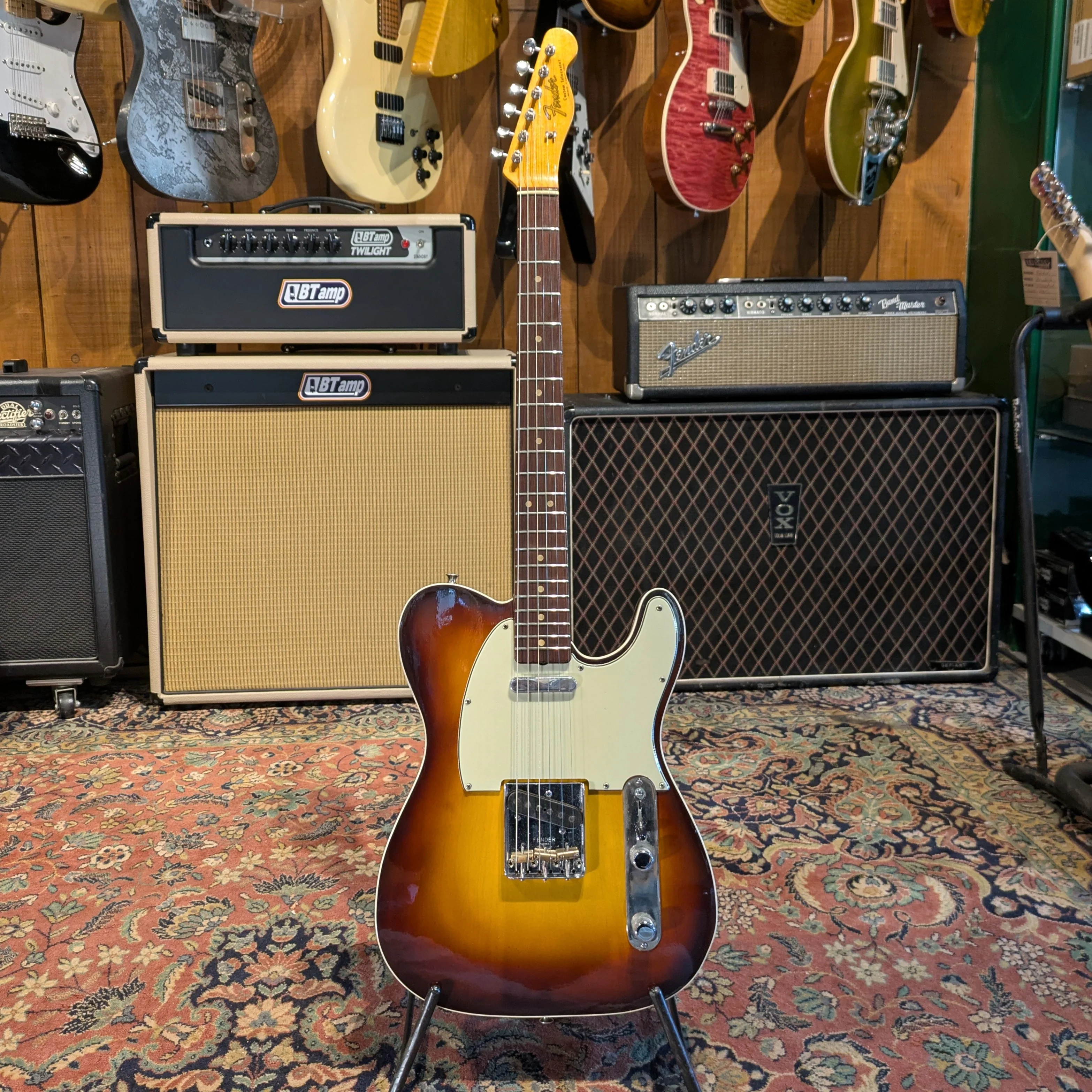 Fender Telecaster Custom 1964 - Sunburst Refin - Image 12