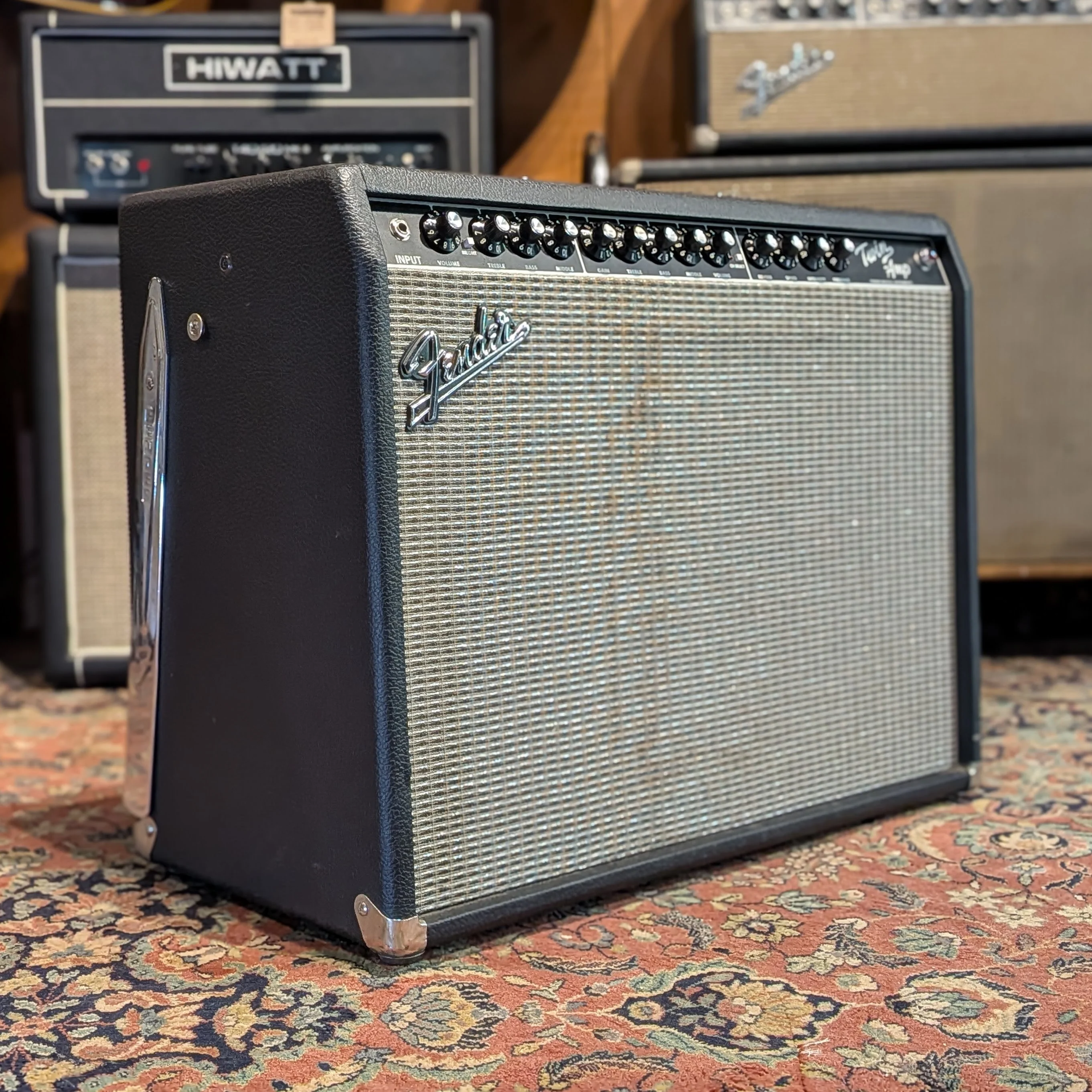 Fender Twin-Amp 2-Channel 100-Watt 2x12" Guitar Combo - Black - Image 3