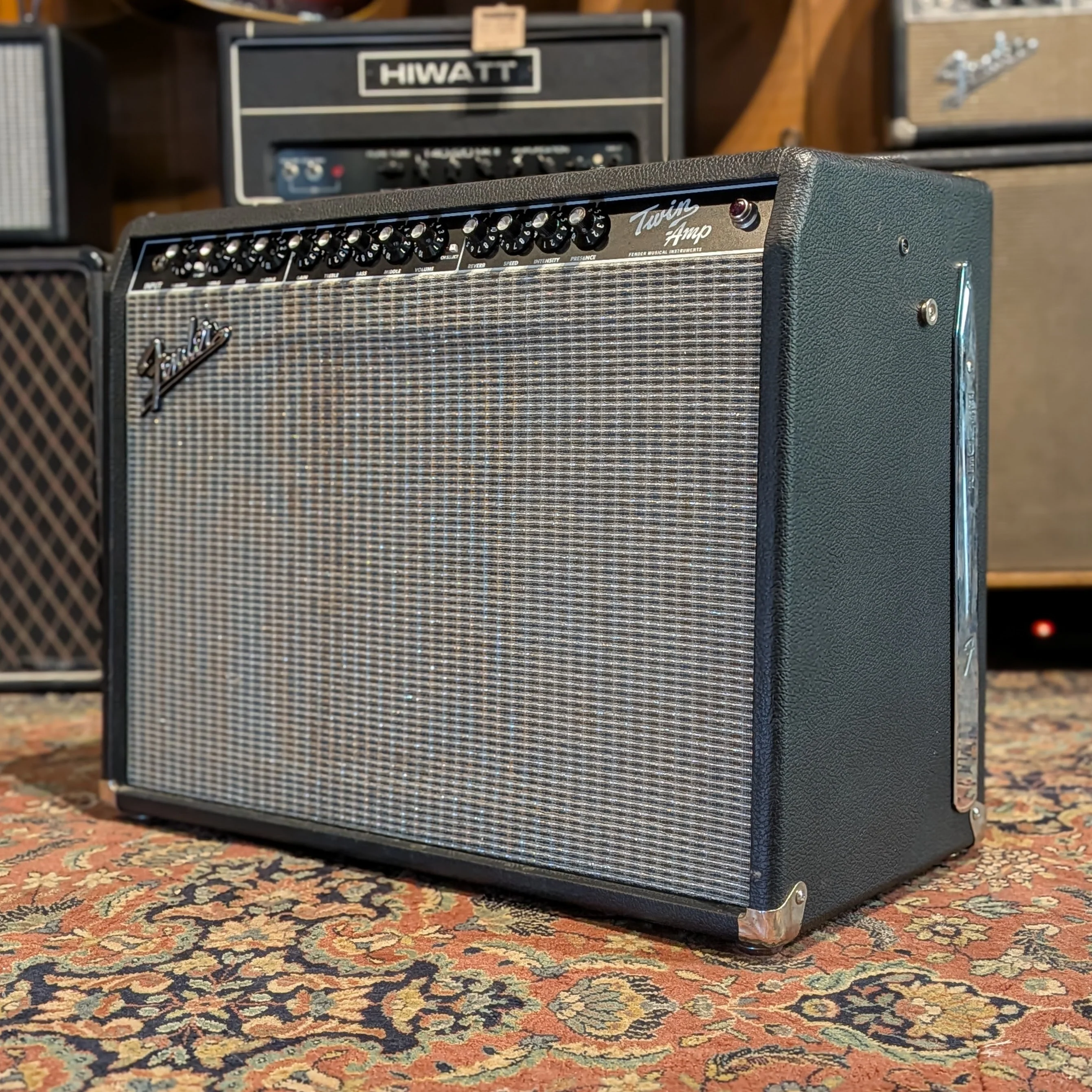 Fender Twin-Amp 2-Channel 100-Watt 2x12" Guitar Combo - Black - Image 4