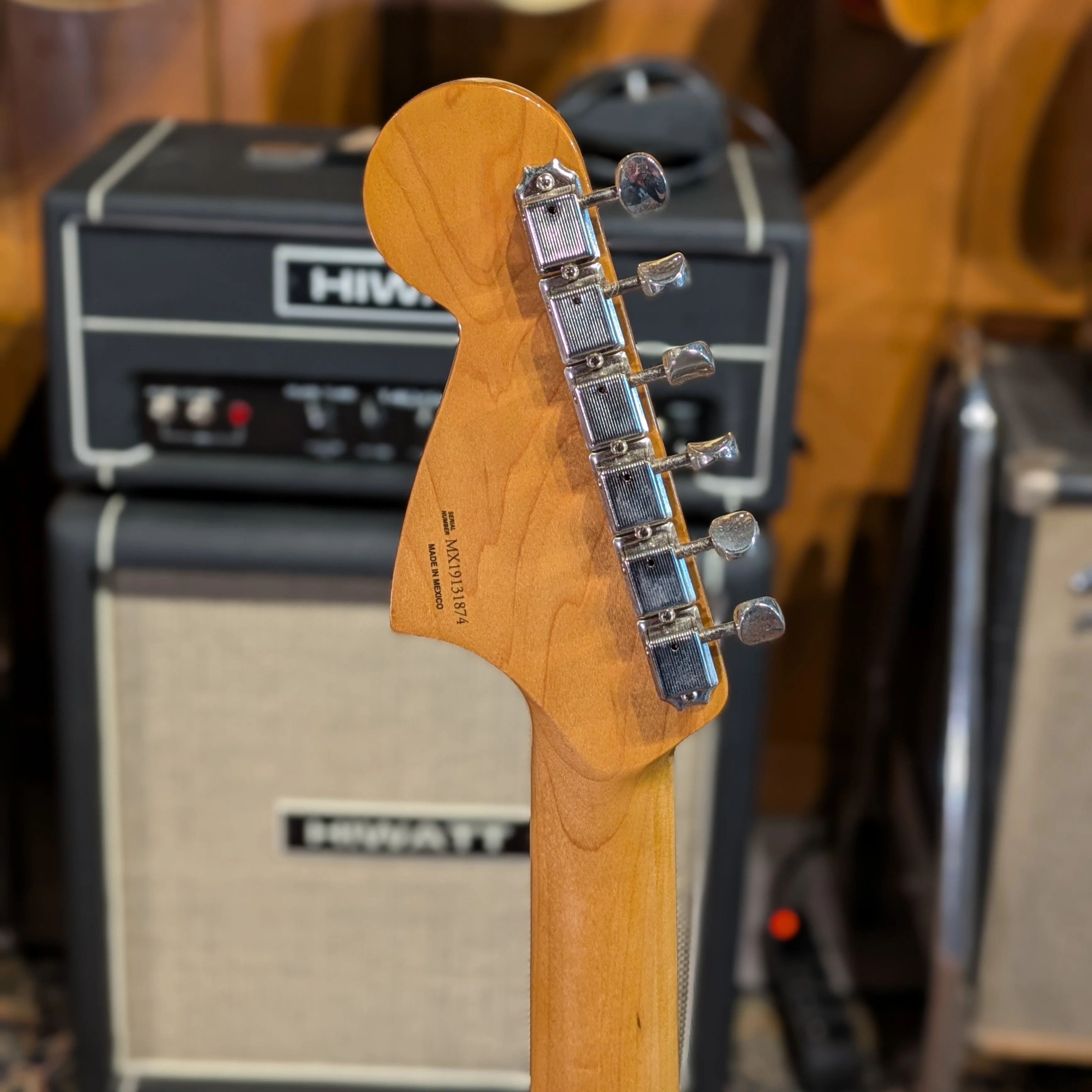 Fender Vintera '60s Jaguar with Fender AM Tremolo and Mustang Bridge 2019 - Ocean Turquoise - Image 6