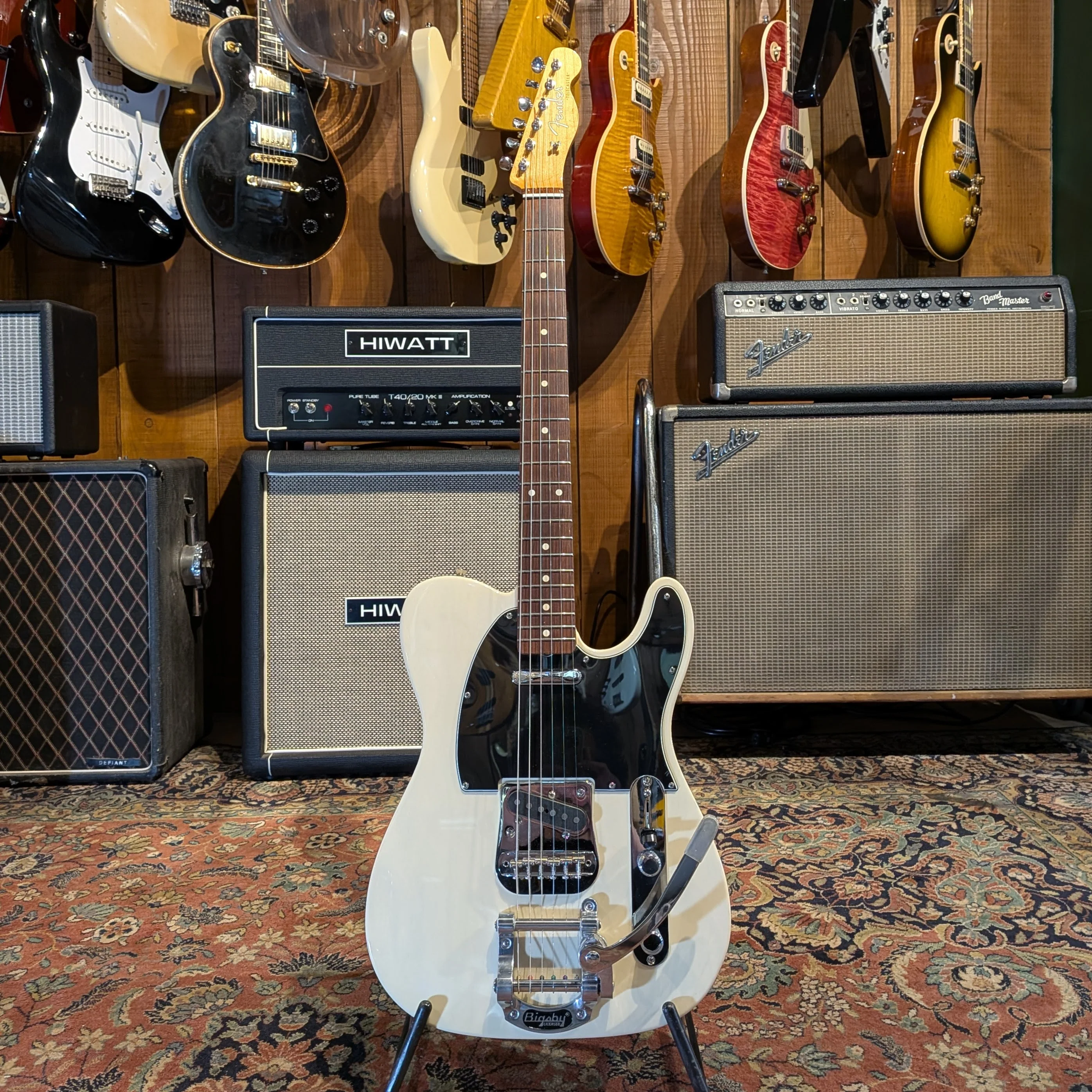 Fender Vintera '60s Telecaster Bigsby with Pau Ferro Fretboard 2020 - White Blonde - Image 3
