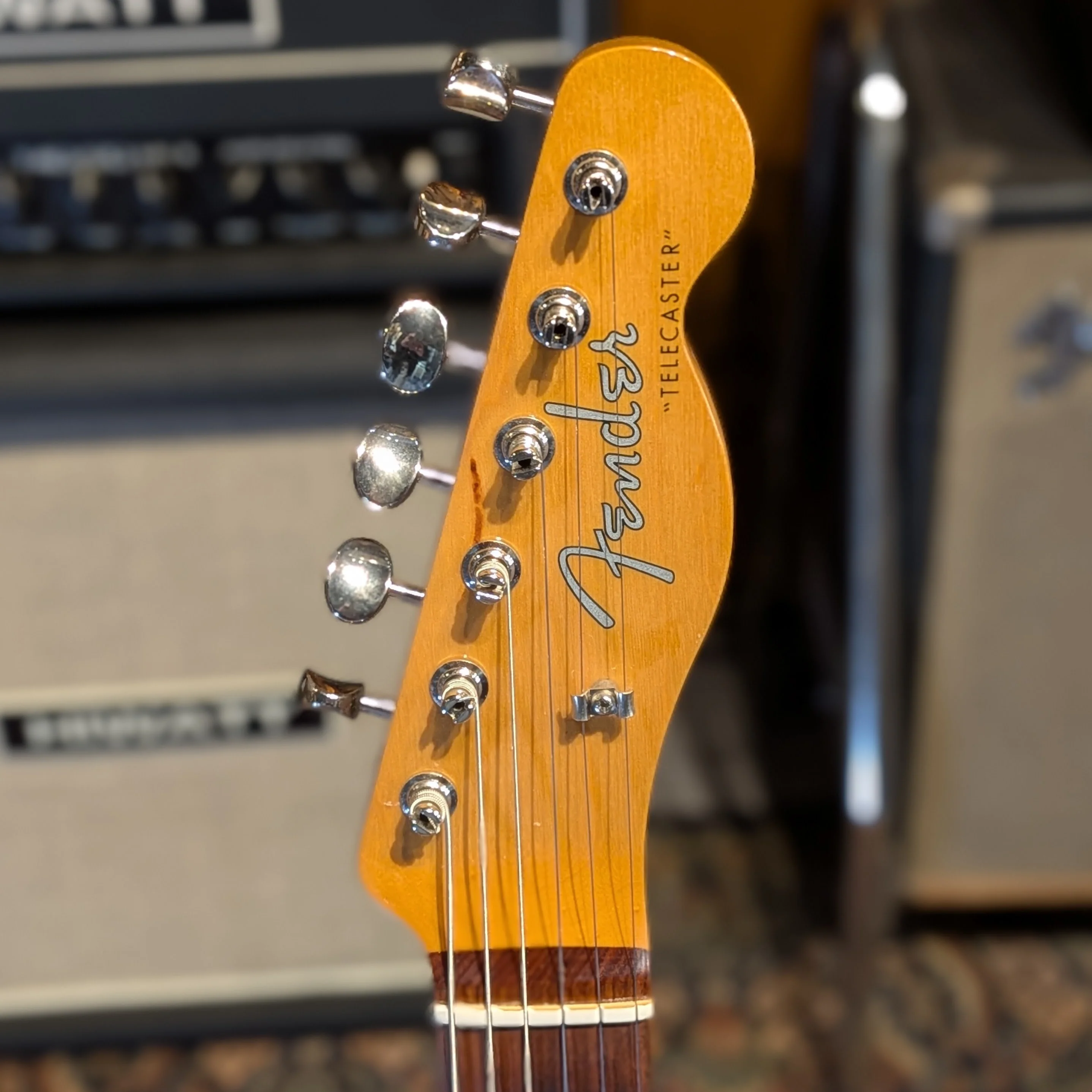 Fender Vintera '60s Telecaster Bigsby with Pau Ferro Fretboard 2020 - White Blonde - Image 5