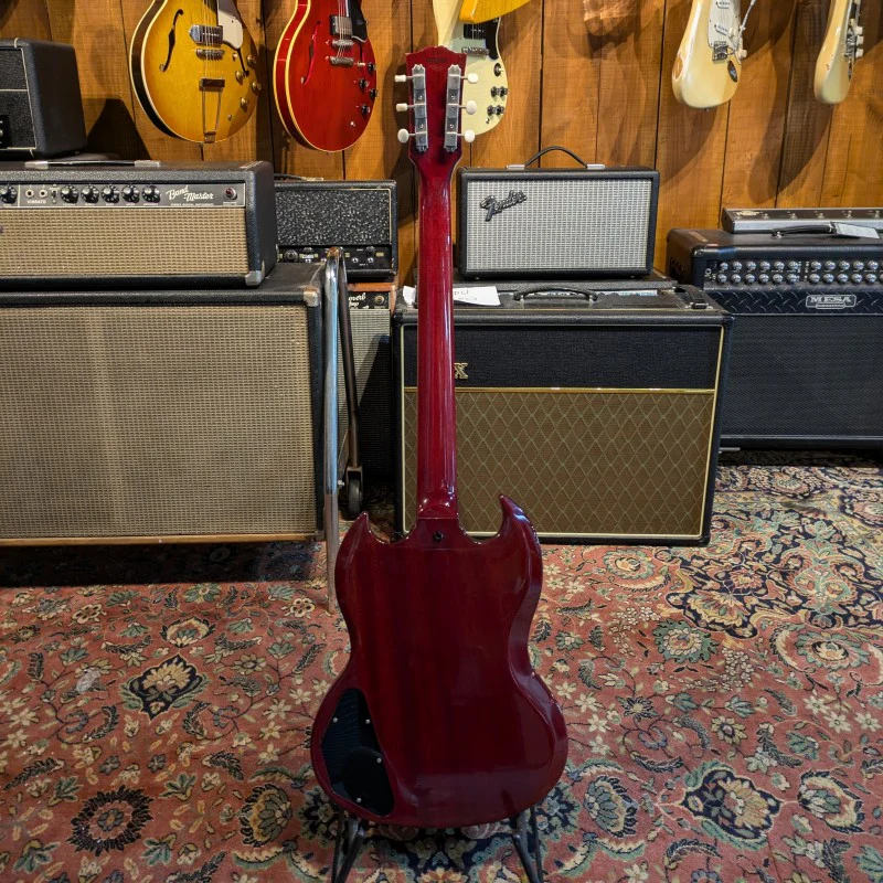 Gibson 1963 SG CUSTOM P90 2000 - CHERRY RED - Image 4