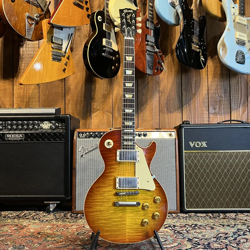 Gibson Custom Shop '59 Les Paul Standard Reissue 2020 - Washed Cherry Sunburst VOS - Image 3