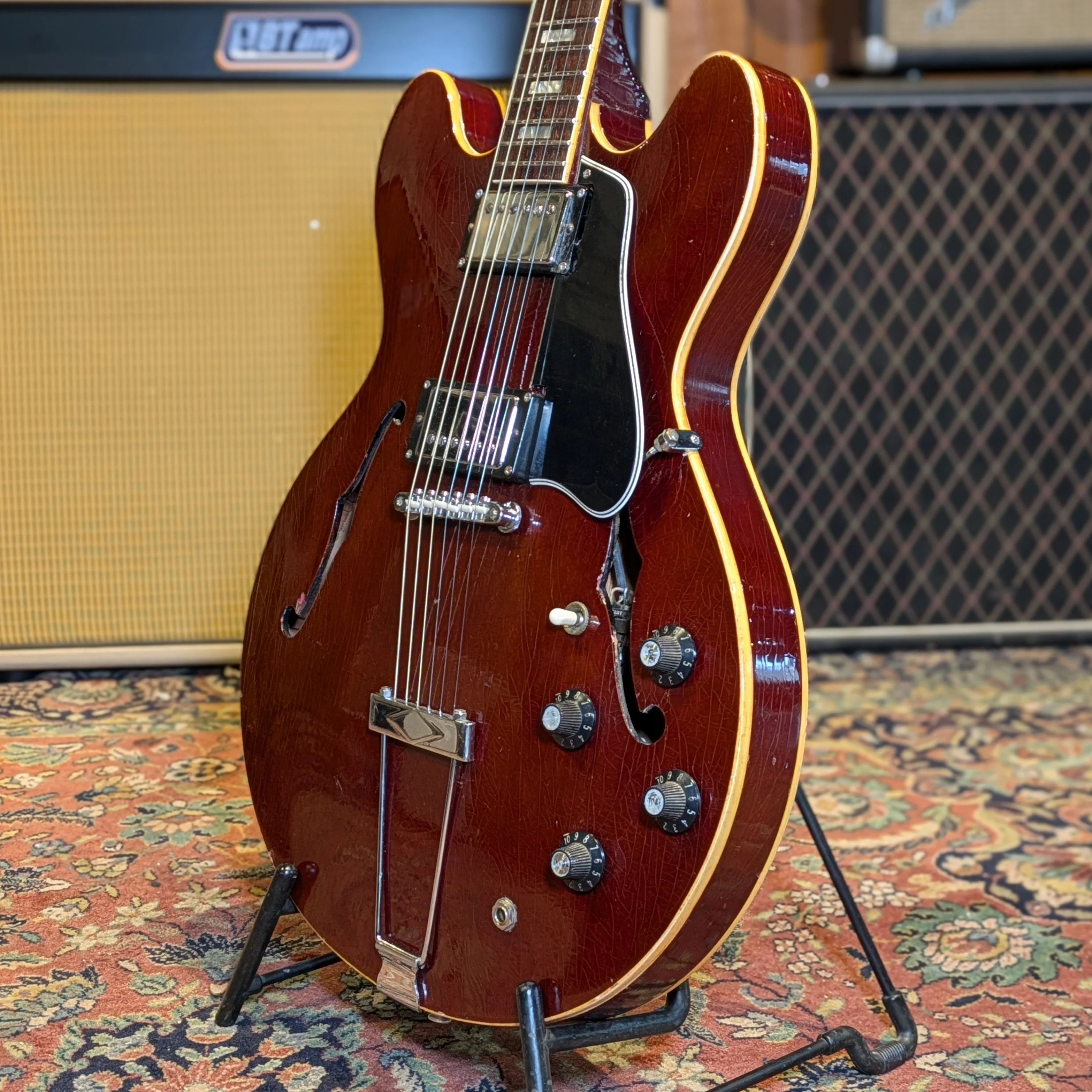 Gibson ES-335 - 1967 - Sparkling Burgundy - Image 4