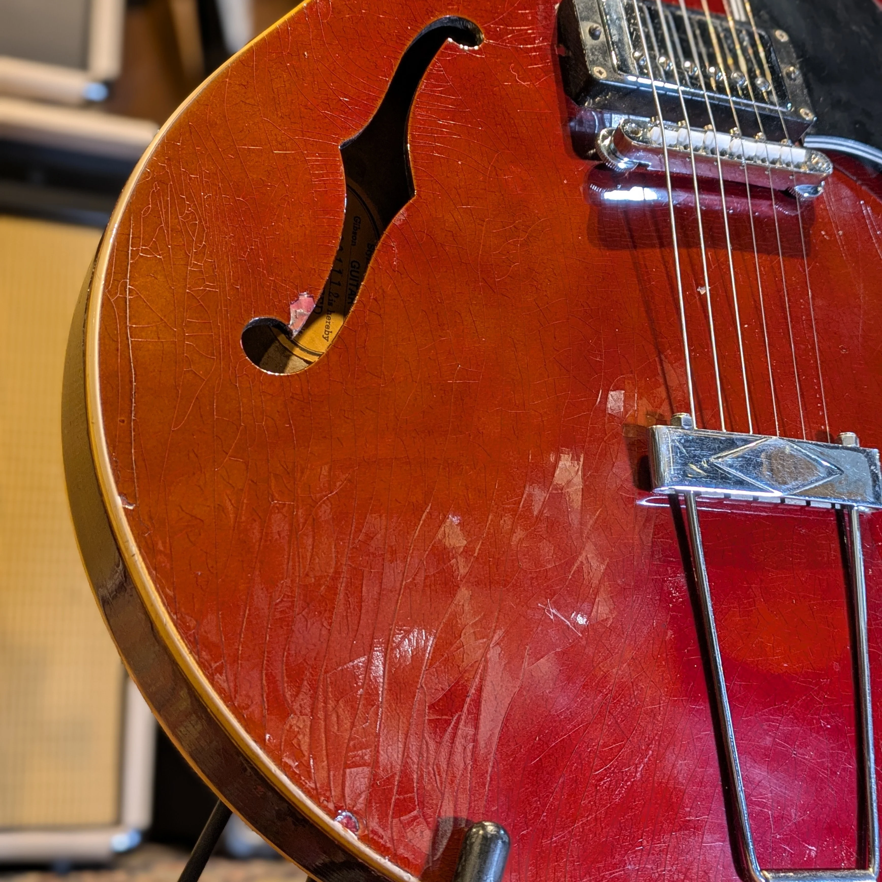 Gibson ES-335 - 1967 - Sparkling Burgundy - Image 5