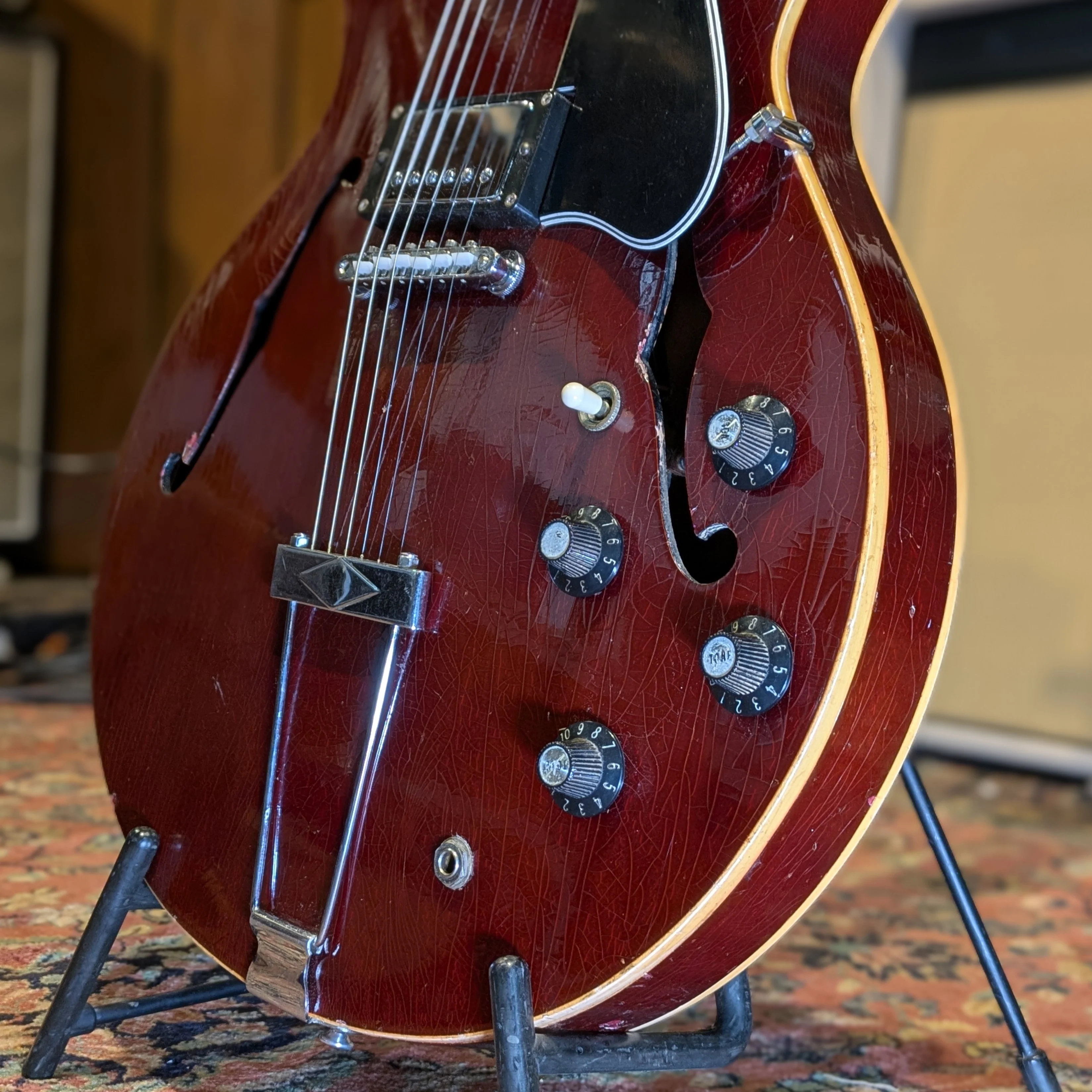 Gibson ES-335 - 1967 - Sparkling Burgundy - Image 7
