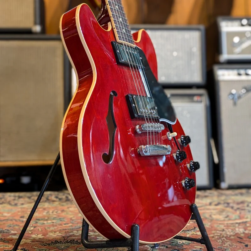 Gibson ES-339 with Dot Inlays 2012 - Antique Red Cherry - Image 3