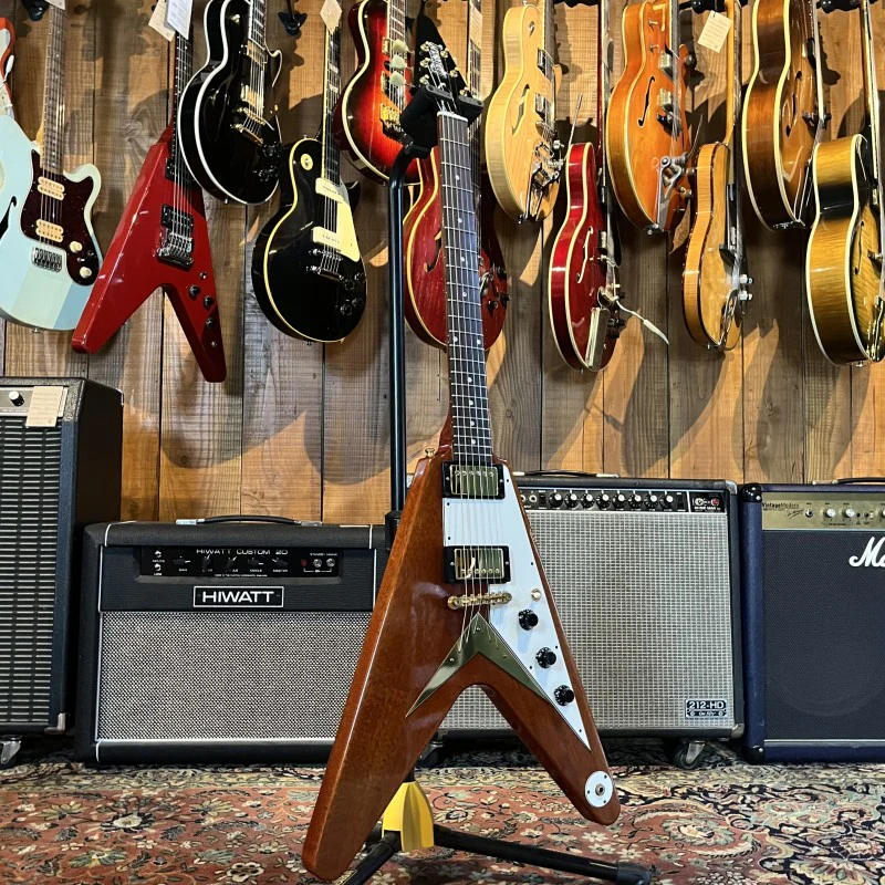 Gibson Flying V 58' Mahogany Custom Art Historic 2001 - Image 3