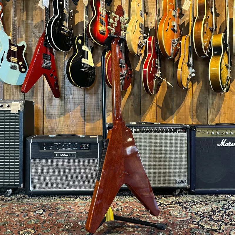 Gibson Flying V 58' Mahogany Custom Art Historic 2001 - Image 4