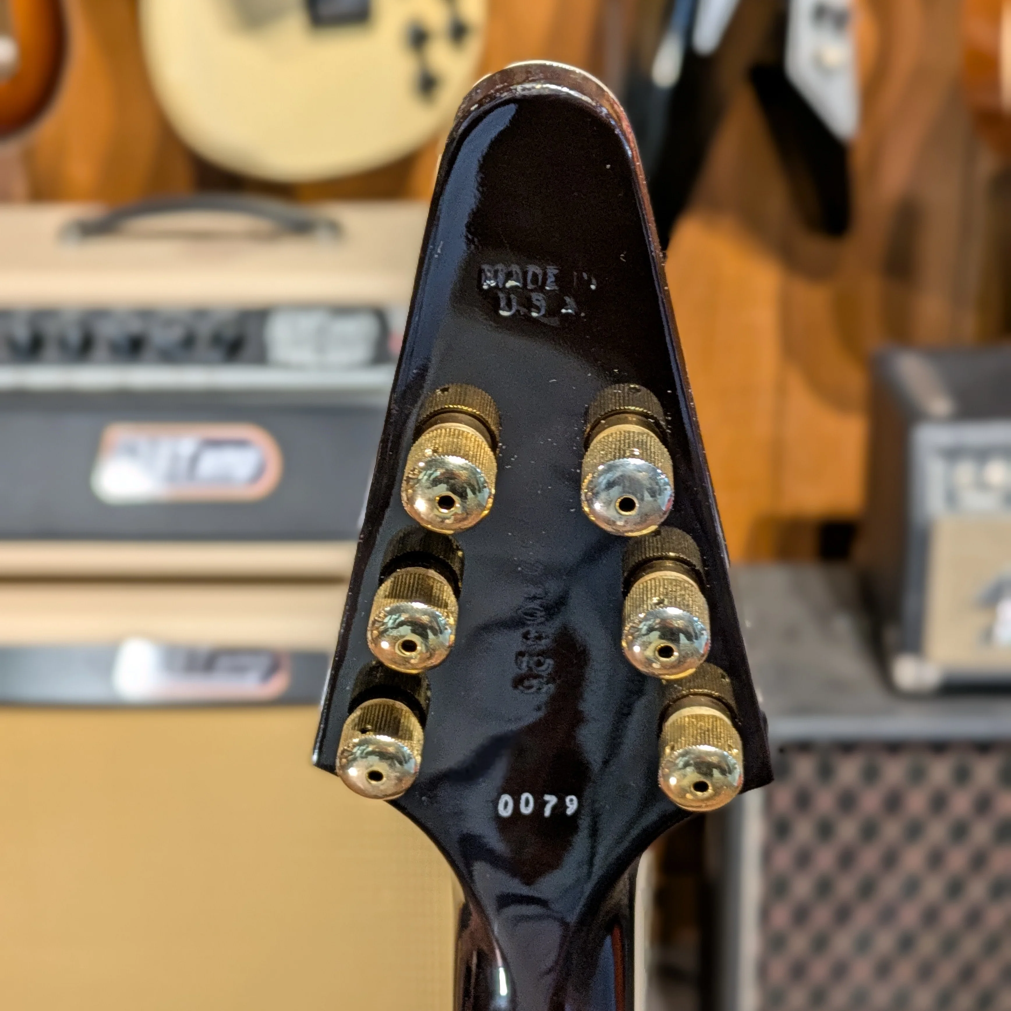 Gibson Flying V - Guitar of the Month - 50th Anniversary 2008 - Brimstone Burst - Image 6