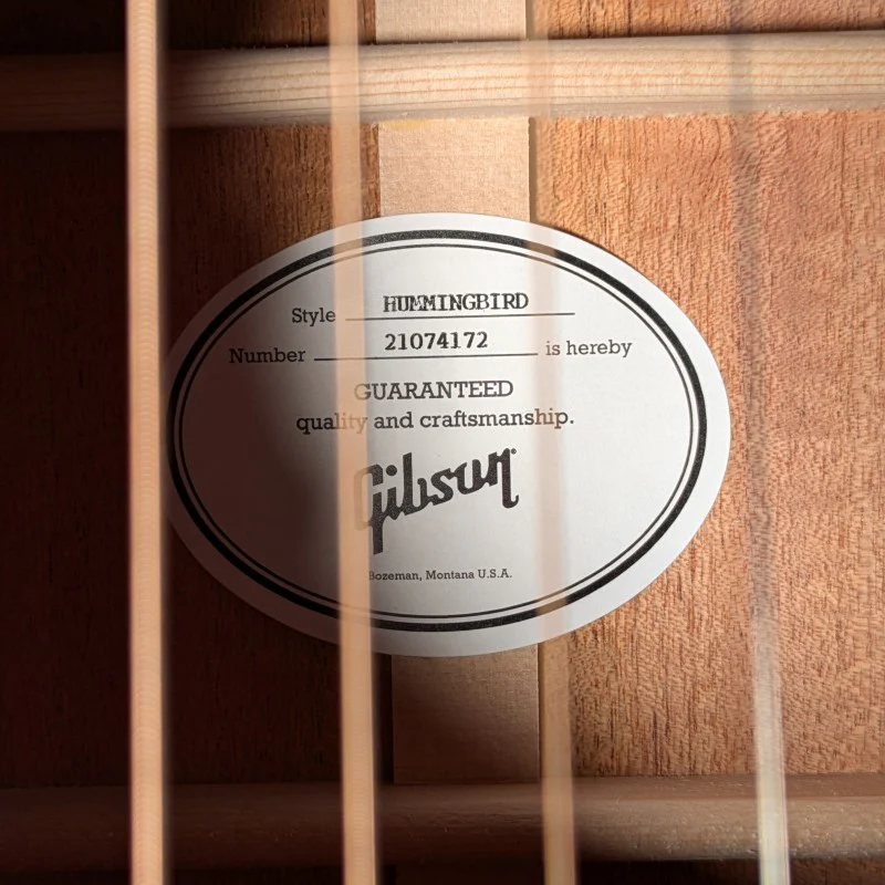 Gibson Hummingbird Standard 2021 - Tri Burst - Image 8