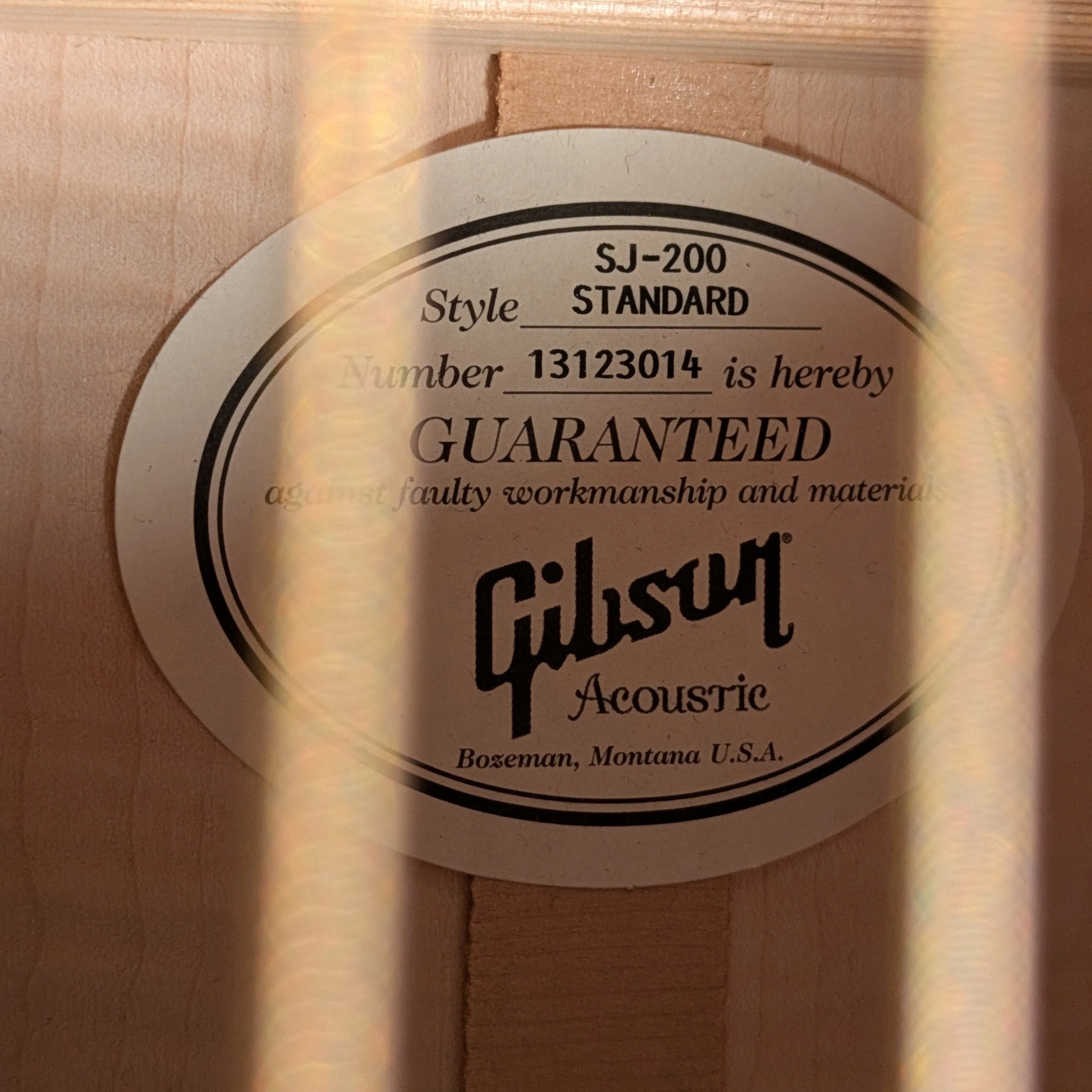 Gibson SJ-200 Standard 2013 - Antique Natural - Image 9